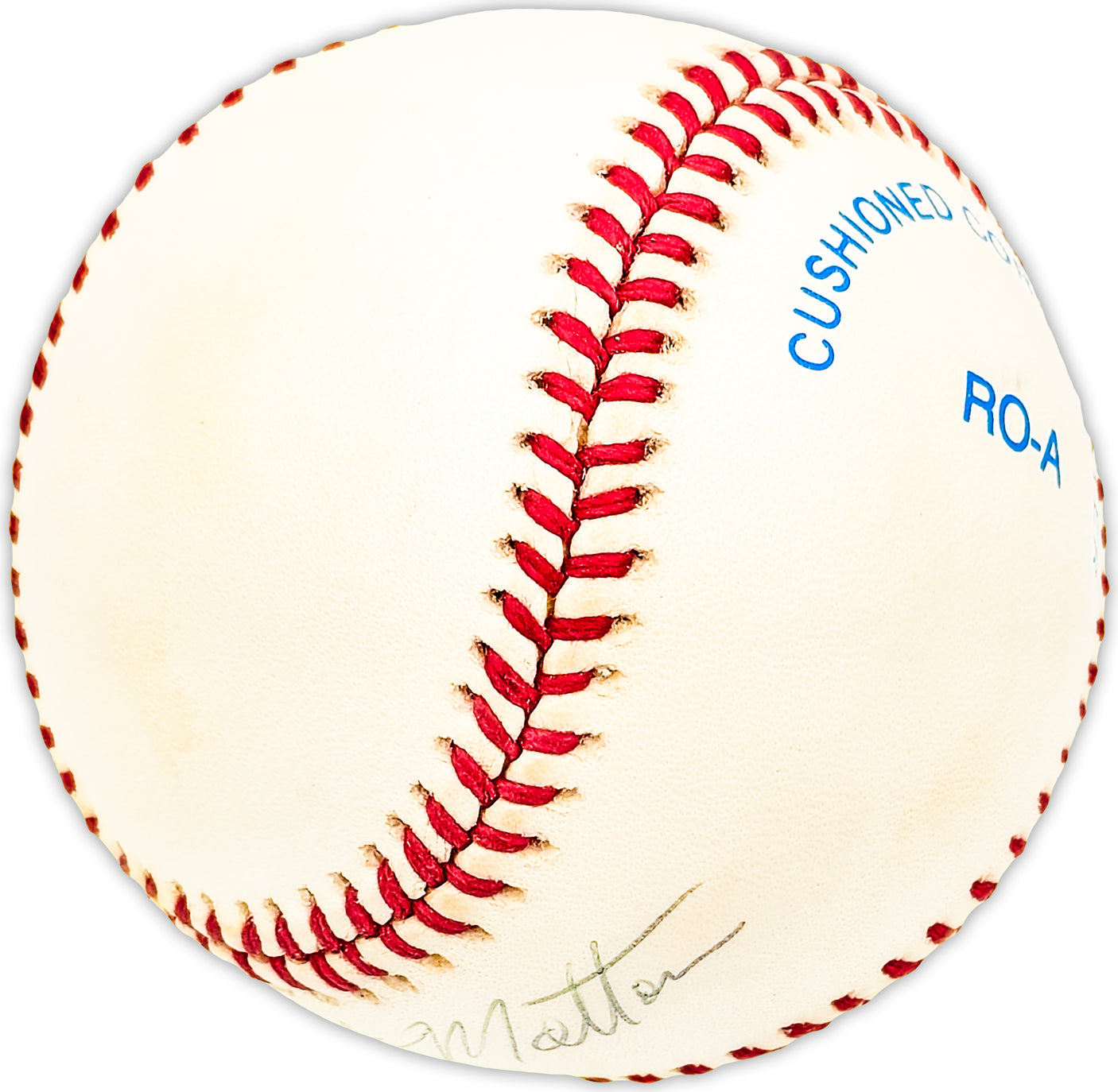 Curt Motton Autographed Official AL Baseball Baltimore Orioles Beckett BAS QR #BM25091