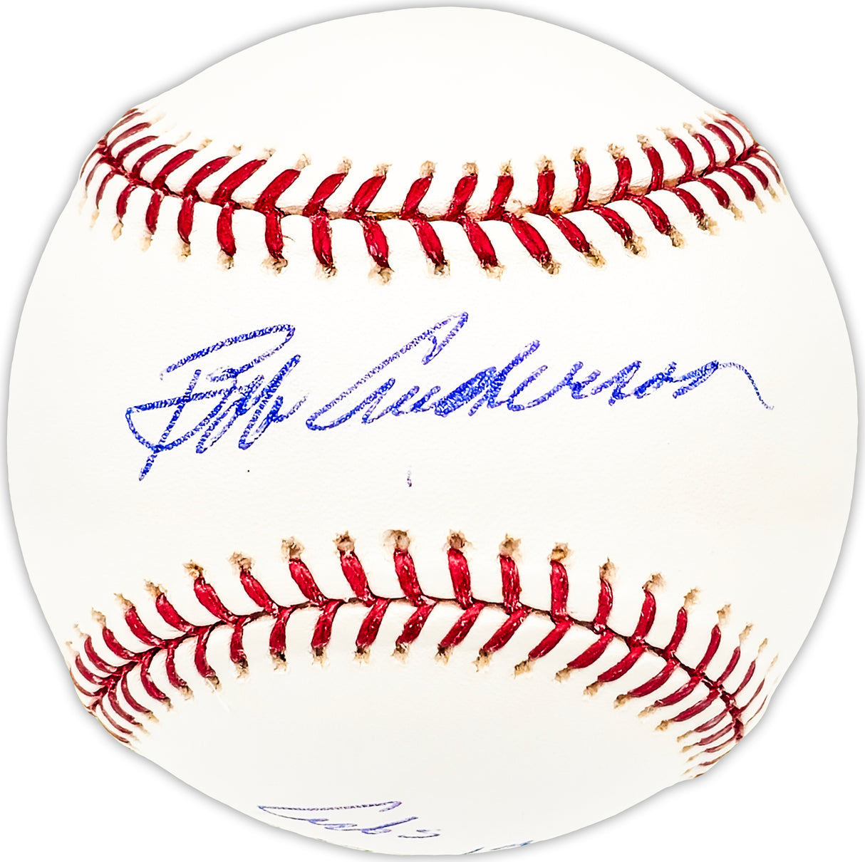 Bob Anderson Autographed Official MLB Baseball Chicago Cubs "Cubs 1957-62" Beckett BAS QR #BM25148