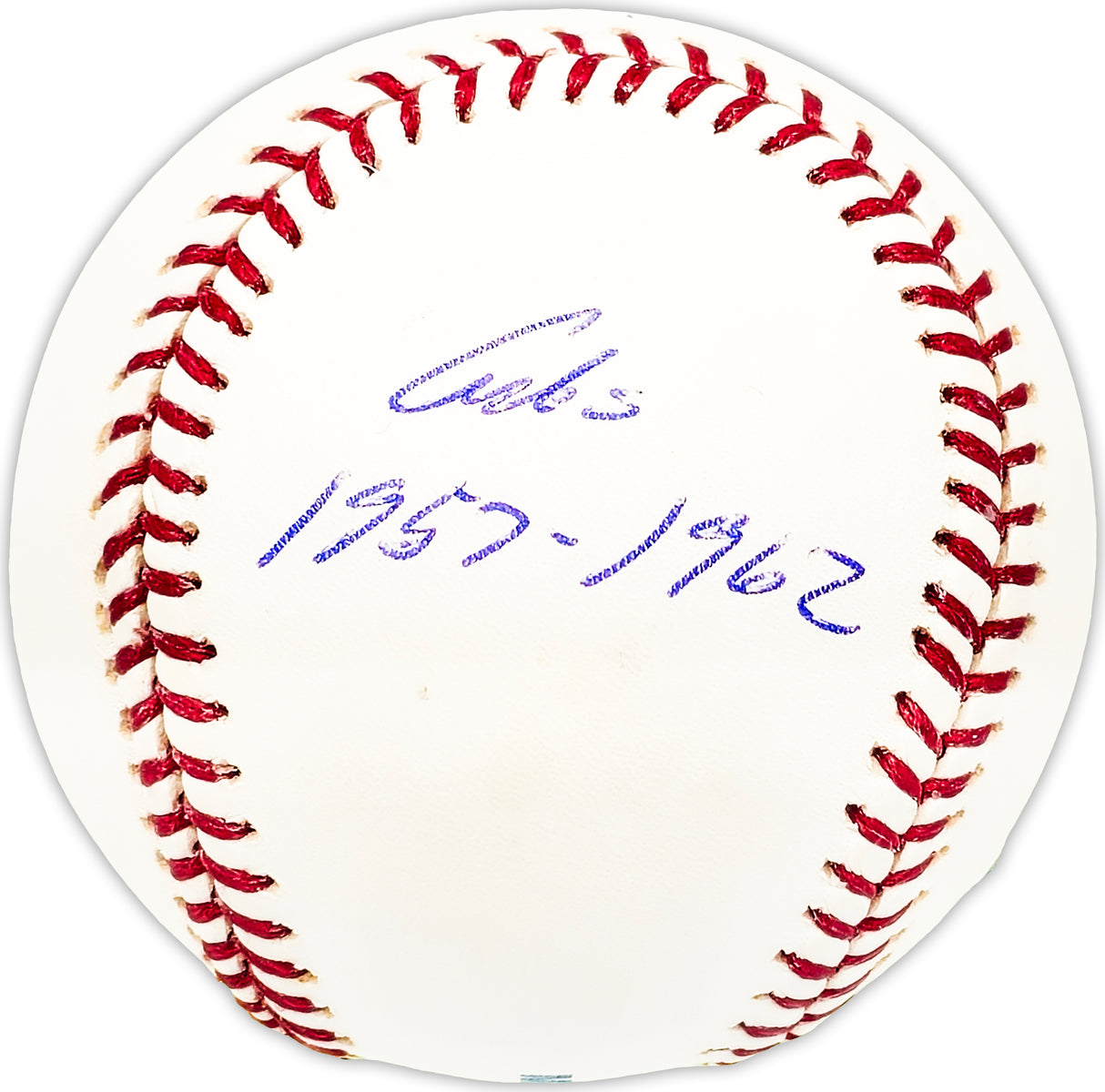 Bob Anderson Autographed Official MLB Baseball Chicago Cubs "Cubs 1957-62" Beckett BAS QR #BM25148
