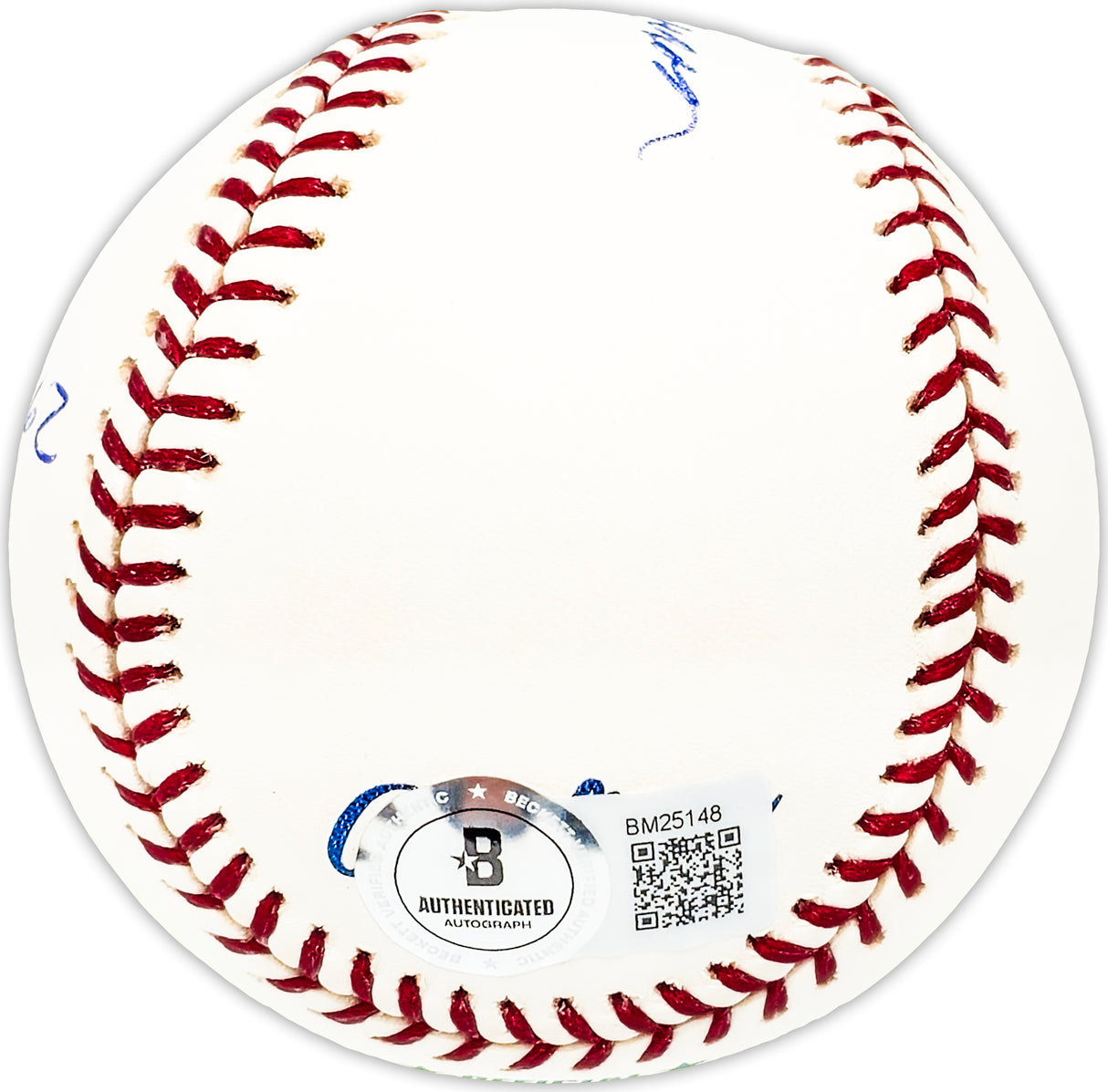 Bob Anderson Autographed Official MLB Baseball Chicago Cubs "Cubs 1957-62" Beckett BAS QR #BM25148