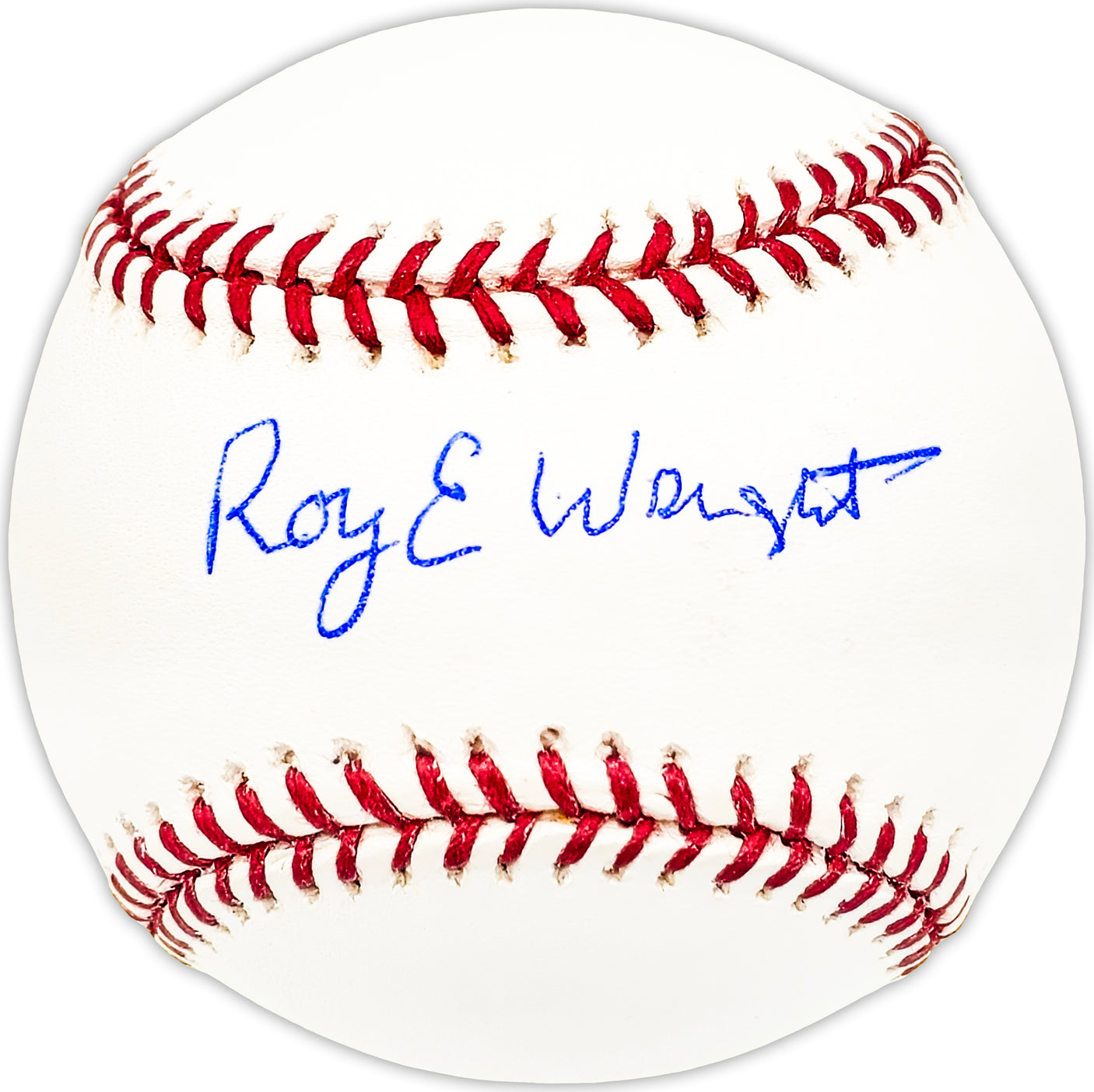 Roy Wright Autographed Official MLB Baseball New York Giants Beckett BAS QR #BM25155