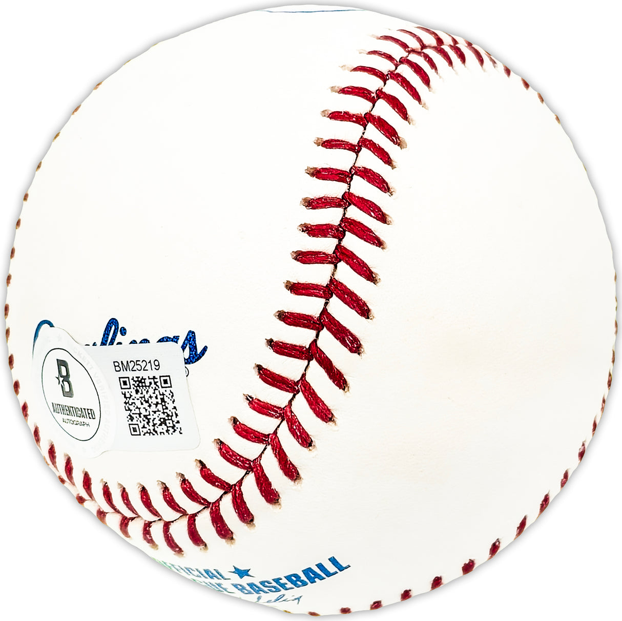 Carl Miles Autographed Official MLB Baseball Philadelphia A's Beckett BAS QR #BM25219