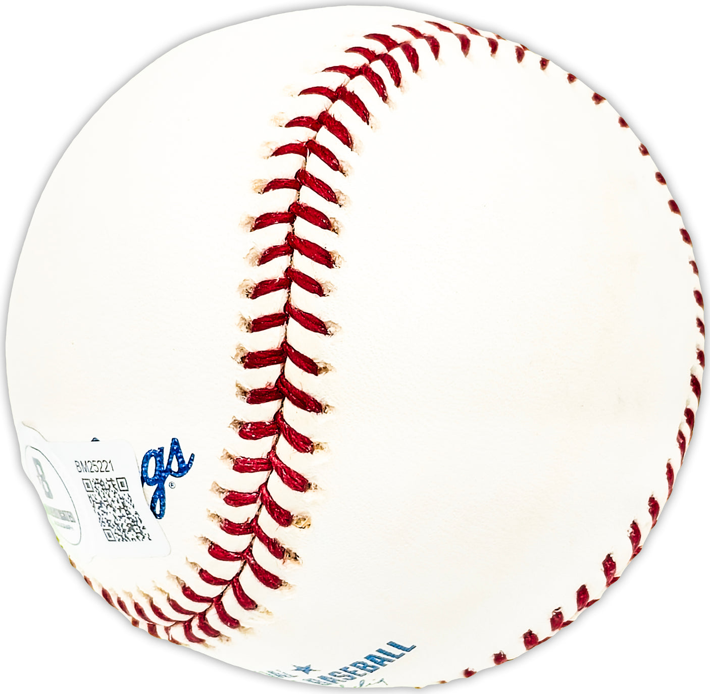 Bob Bowman Autographed Official MLB Baseball Philadelphia Phillies Beckett BAS QR #BM25221