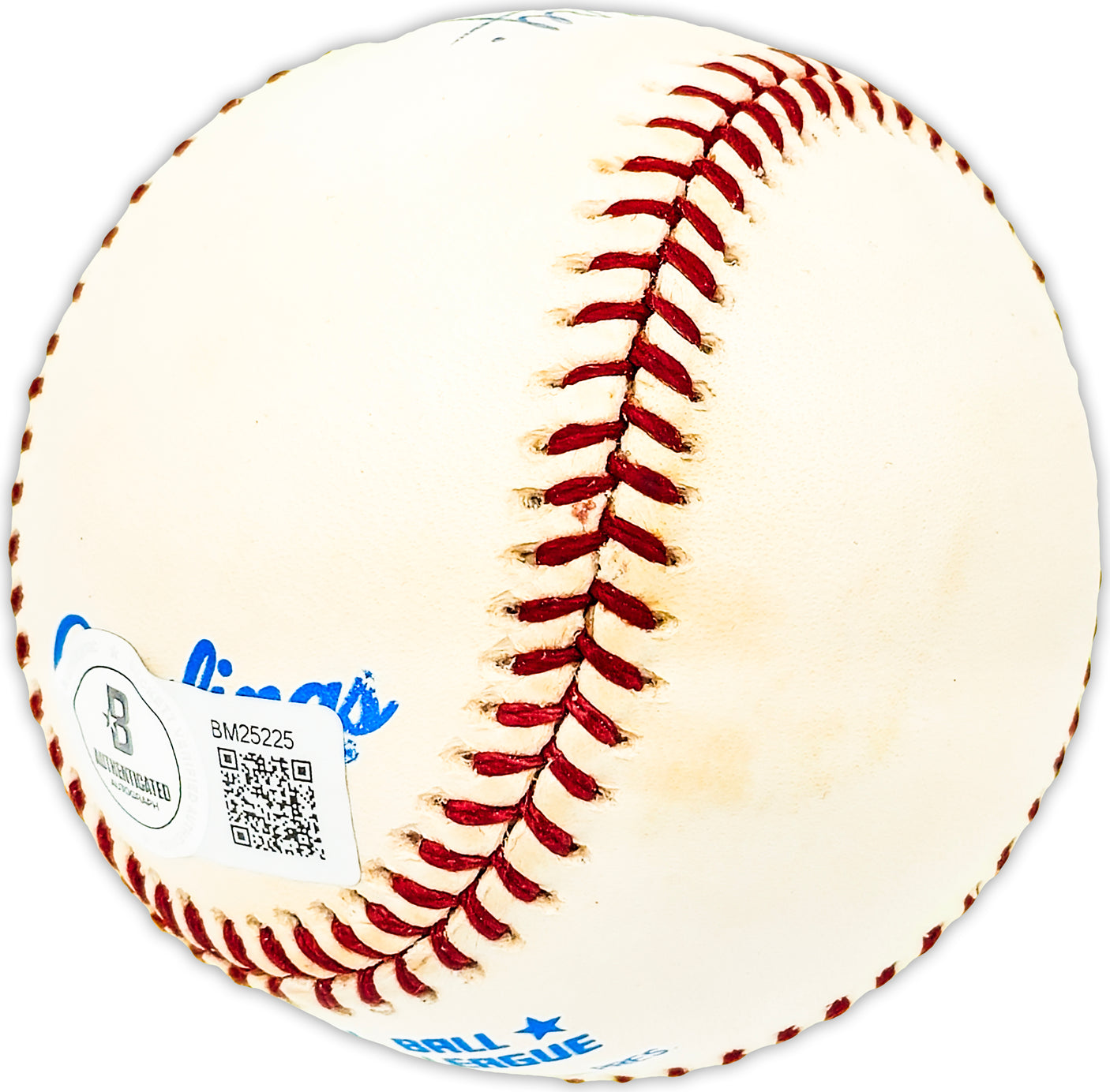 Ellis Clary Autographed Official AL Baseball Senators, Browns Beckett BAS QR #BM25225