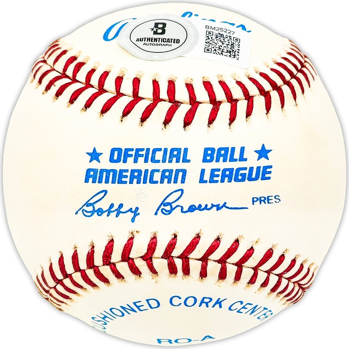 Pompeyo Yo-Yo Davalillo Autographed Official AL Baseball Washington Senators Beckett BAS QR #BM25227