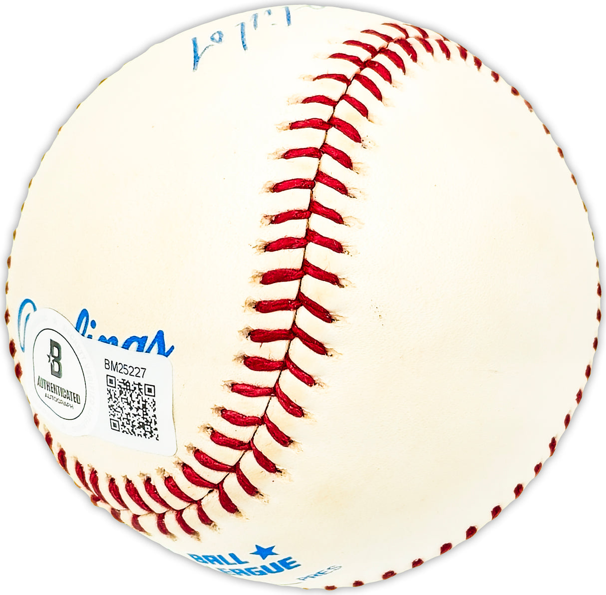 Pompeyo Yo-Yo Davalillo Autographed Official AL Baseball Washington Senators Beckett BAS QR #BM25227