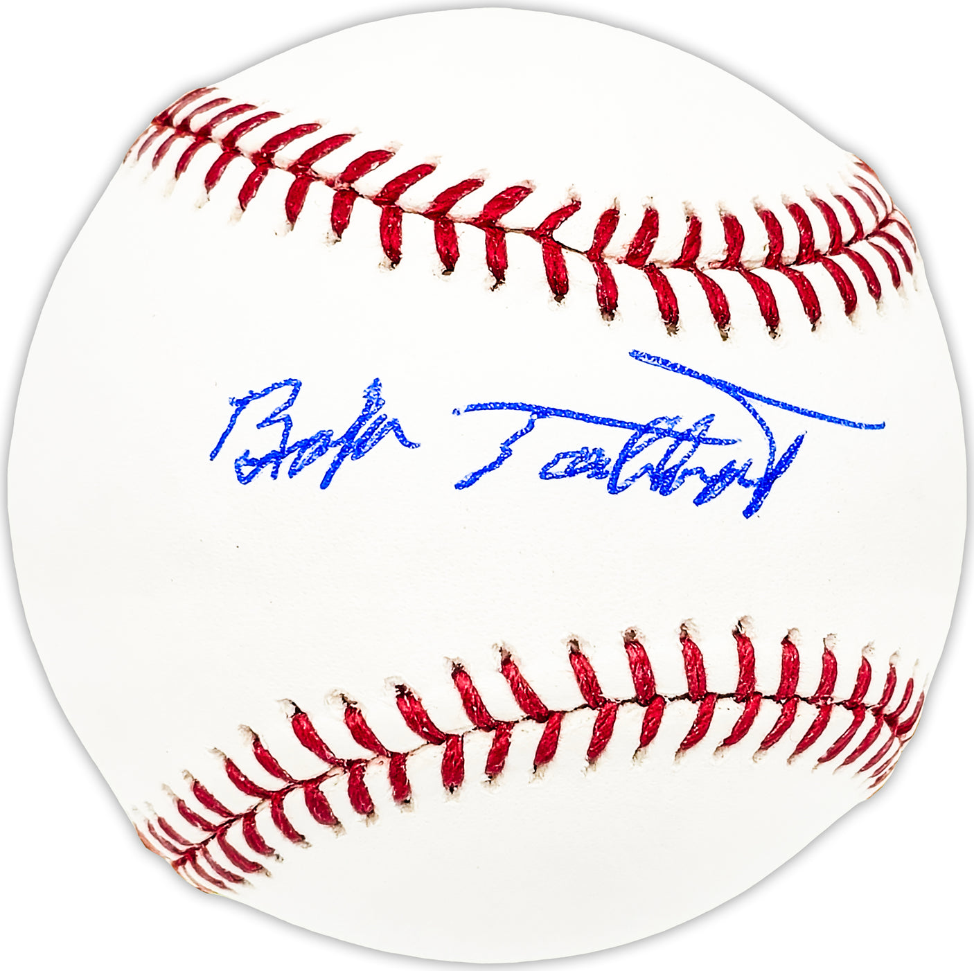 Bob Talbot Autographed Official MLB Baseball Chicago Cubs Beckett BAS QR #BM25267