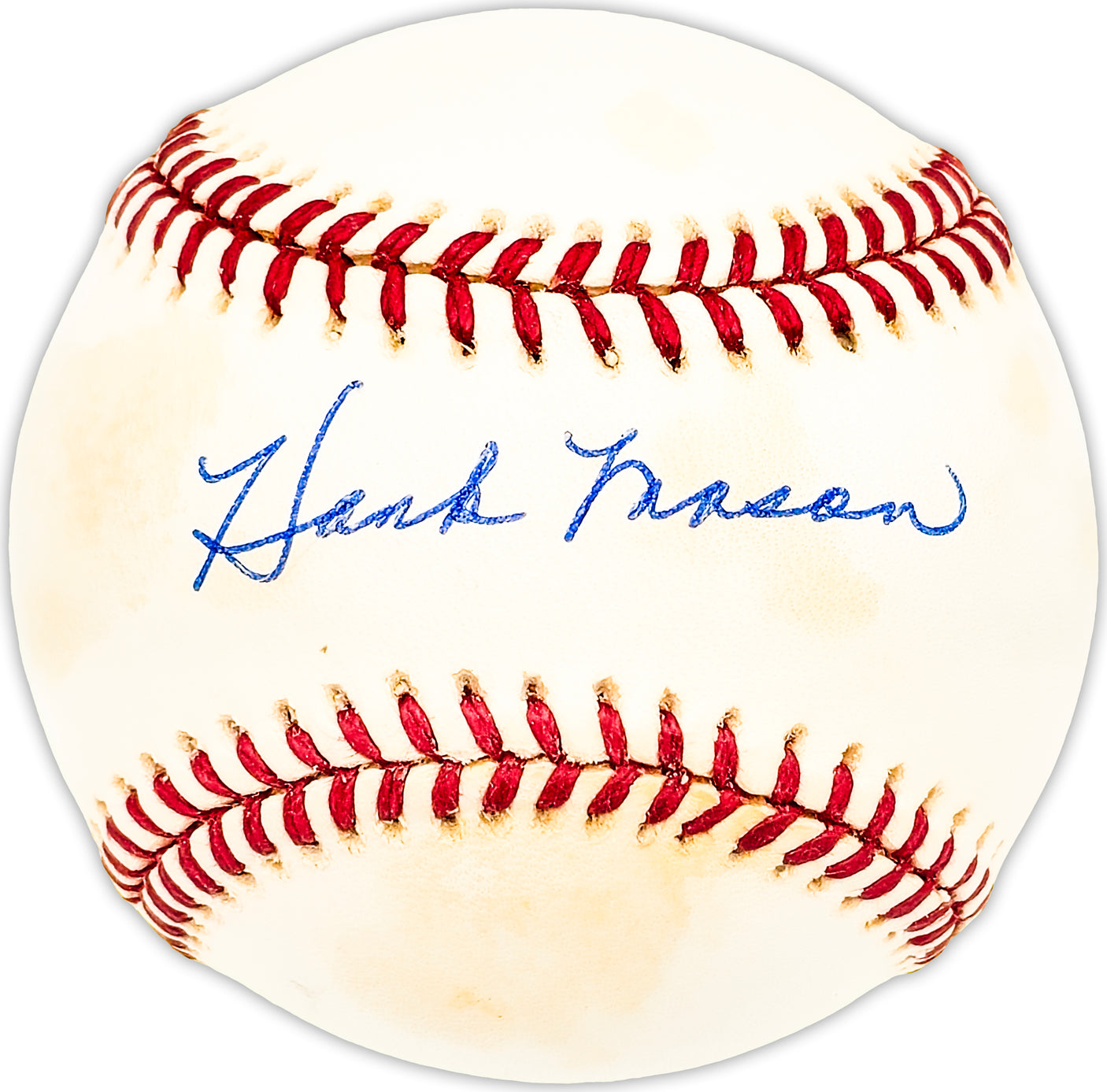 Hank Mason Autographed Official NL Baseball Philadelphia Phillies Beckett BAS QR #BM25482