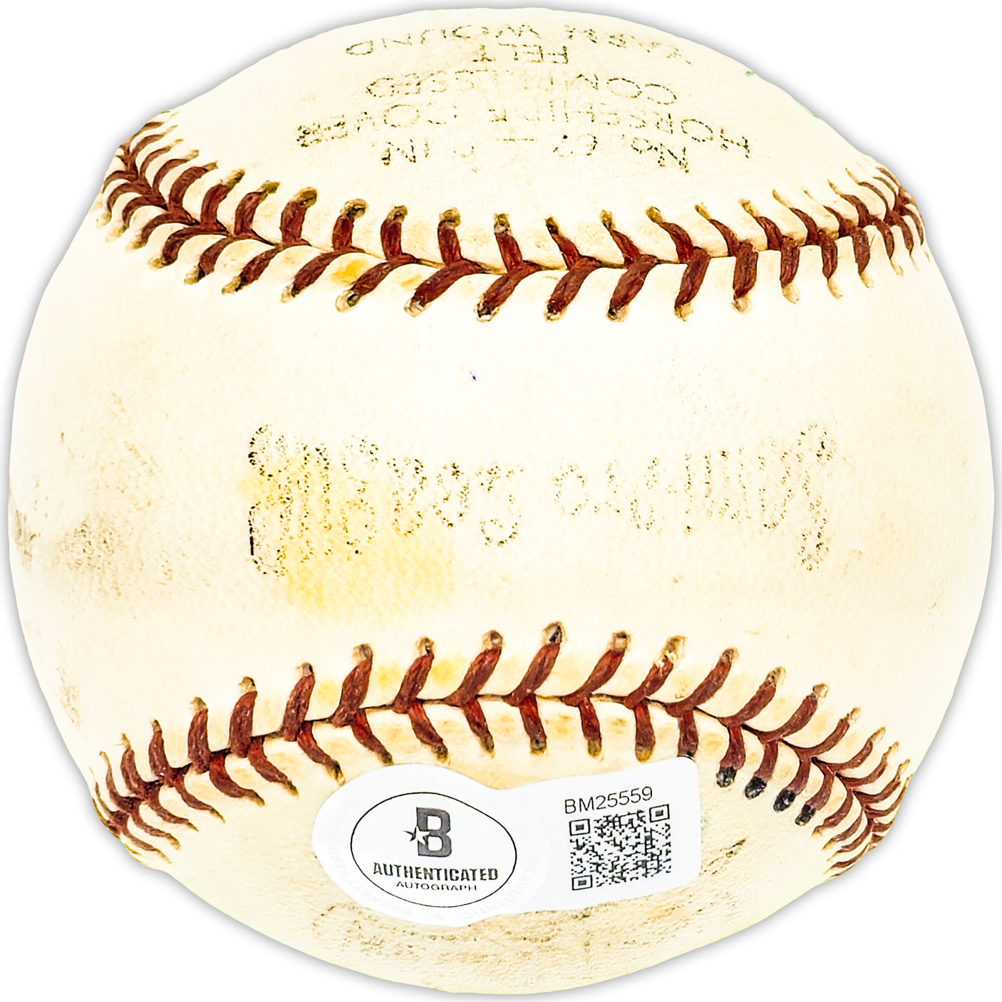 George O'Donnell Autographed Official Baseball Pittsburgh Pirates Beckett BAS QR #BM25559