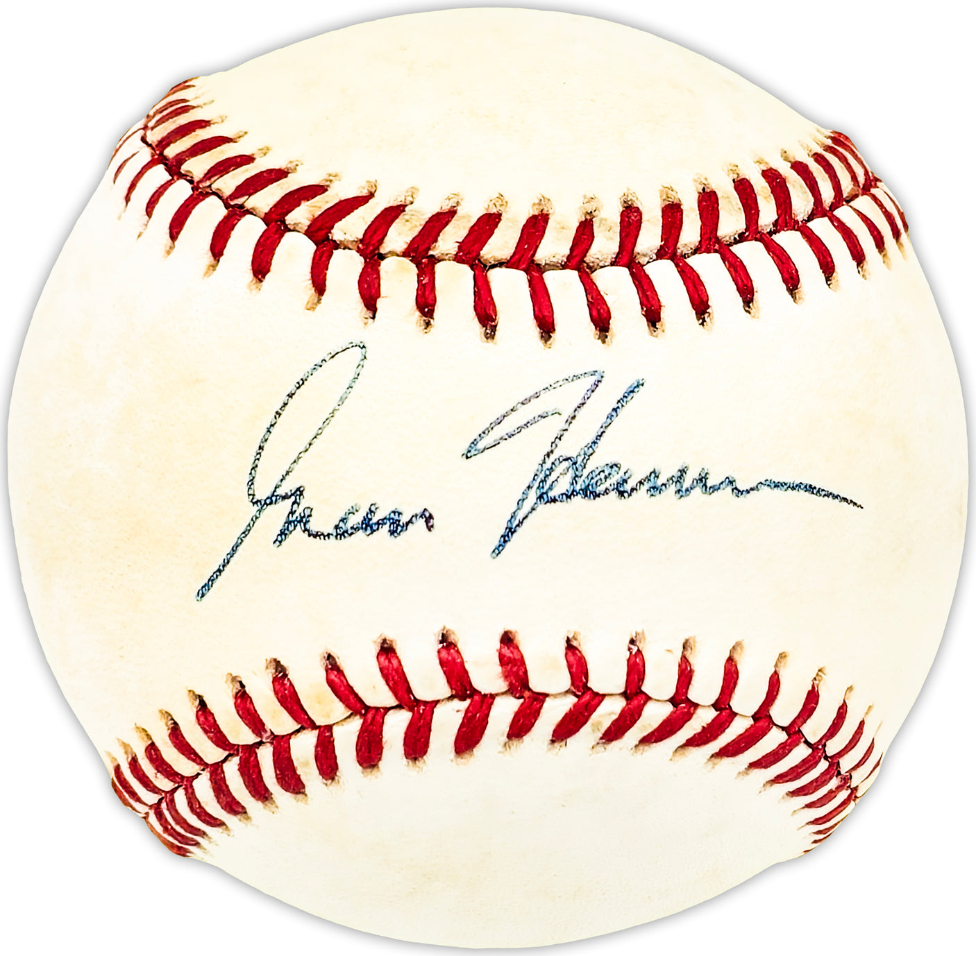 Granny Hamner Autographed Official NL Baseball Philadelphia Phillies Beckett BAS QR #BM25575