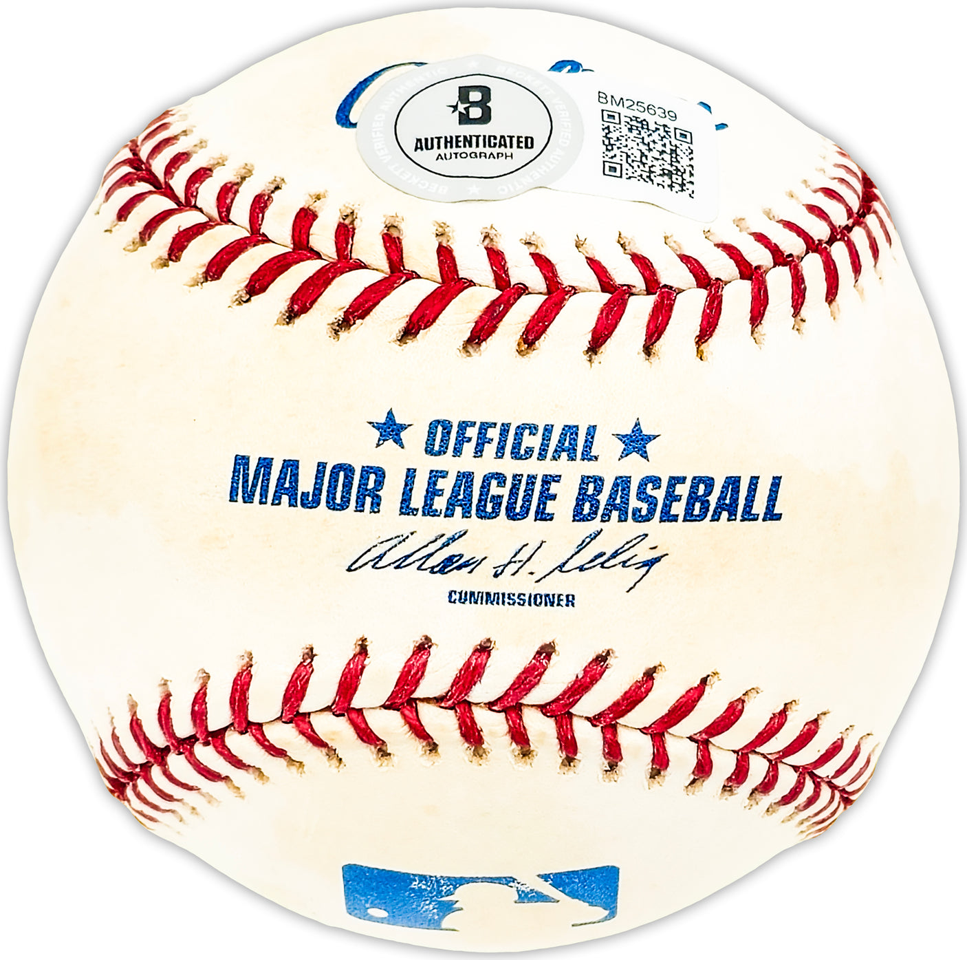Merritt Ranew Autographed Official MLB Baseball Chicago Cubs, Atlanta Braves Beckett BAS QR #BM25639
