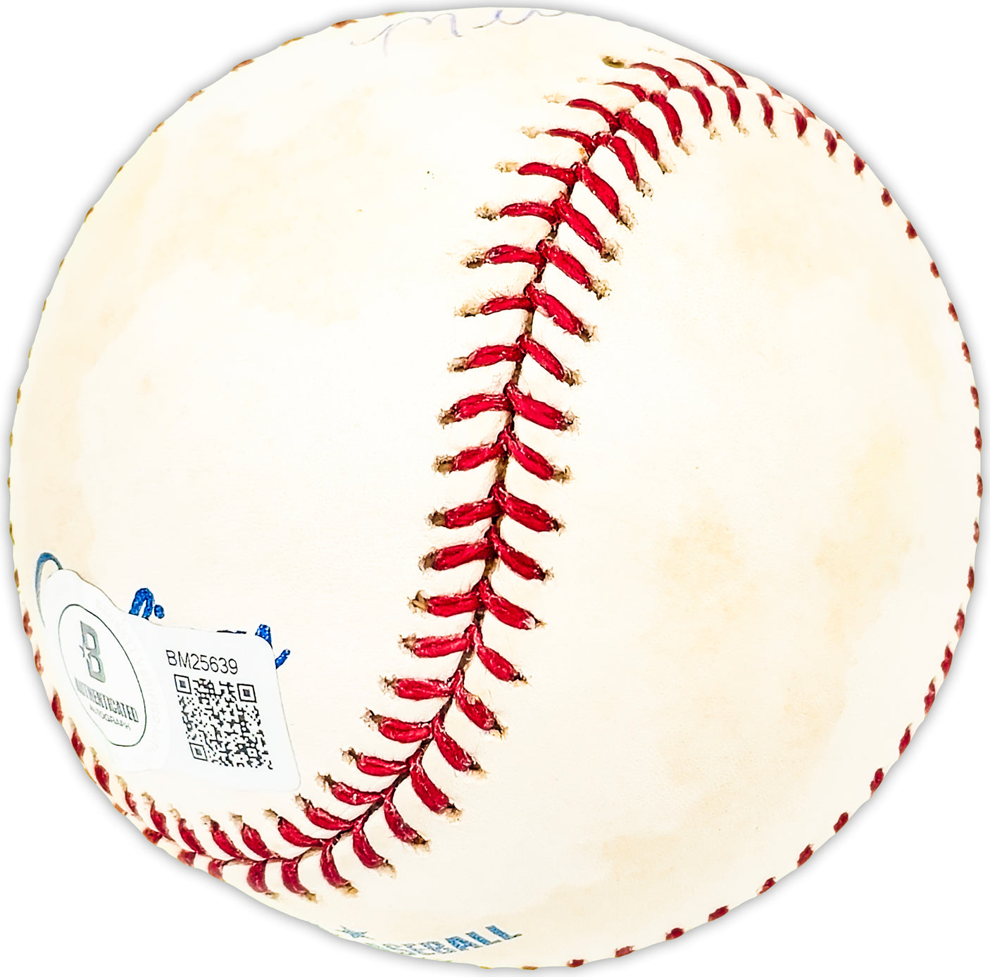 Merritt Ranew Autographed Official MLB Baseball Chicago Cubs, Atlanta Braves Beckett BAS QR #BM25639