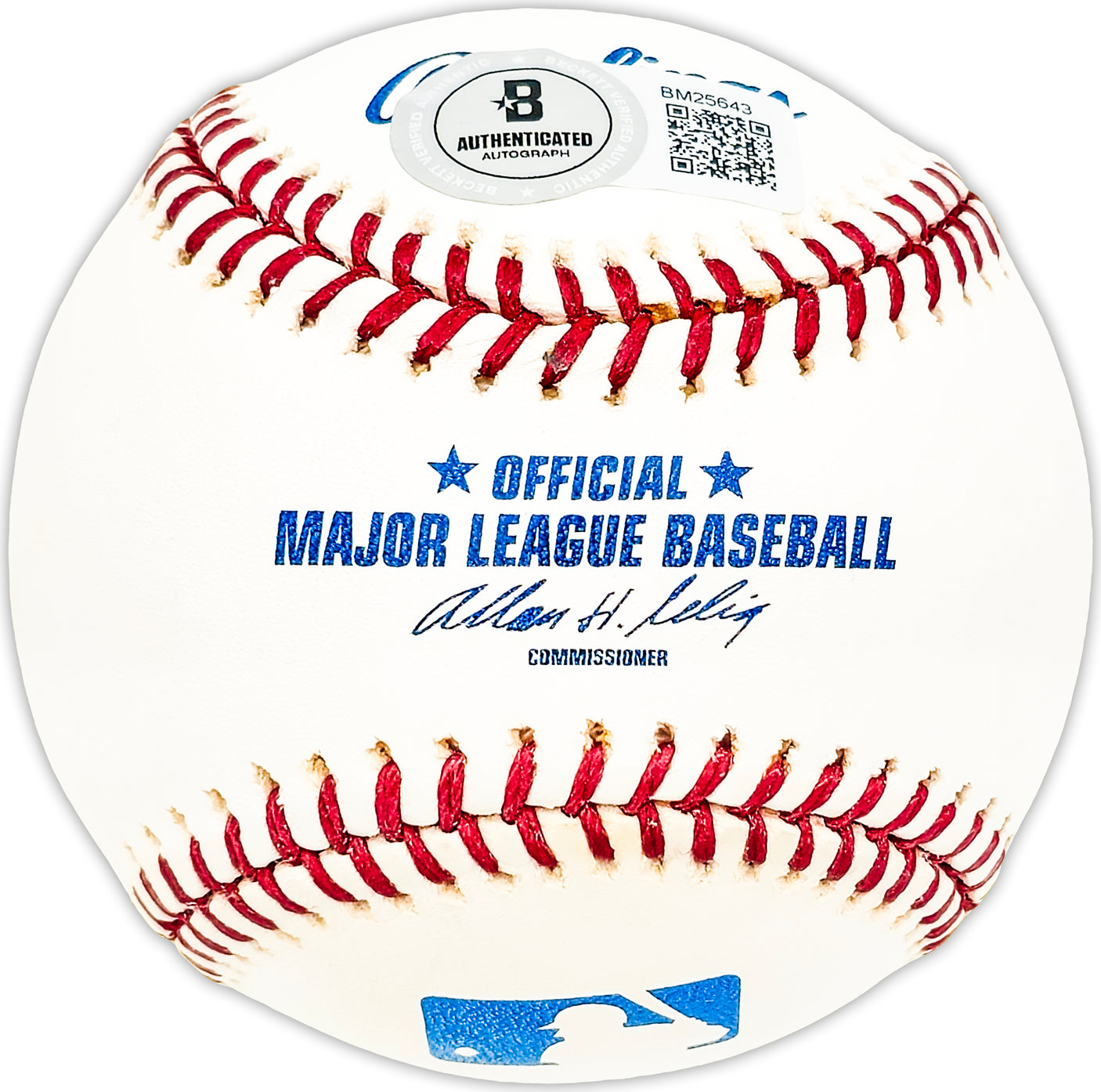 Bruce Von Hoff Autographed Official MLB Baseball Houston Astros Beckett BAS QR #BM25643