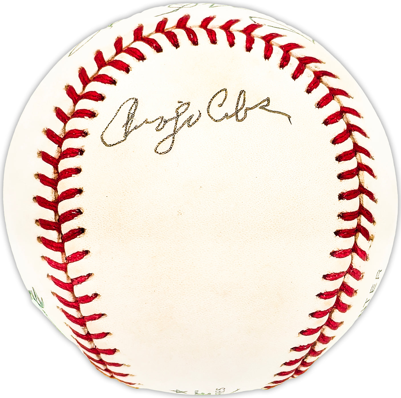 Lou Stringer Autographed Official NL Baseball Boston Red Sox, Chicago Cubs Beckett BAS QR #BM25644