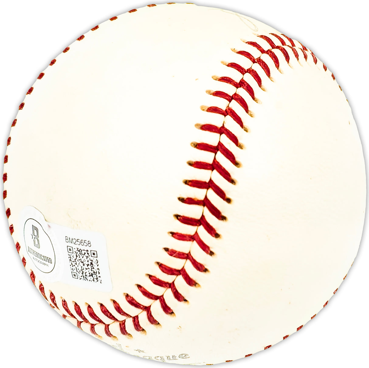 Johnny Edwards Autographed Official Giles NL Baseball Cincinnati Reds Beckett BAS QR #BM25658