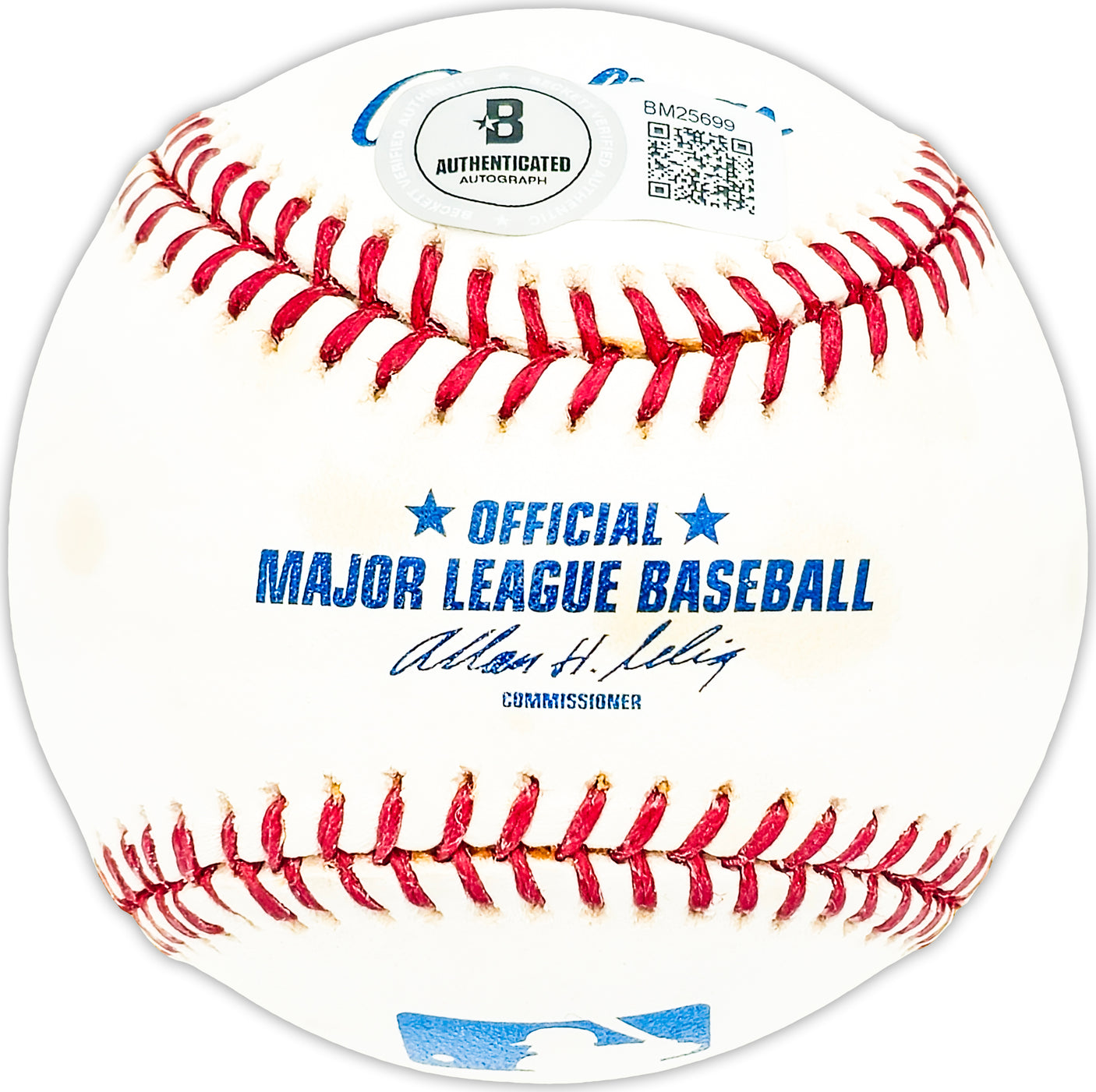 George Alusik Autographed Official MLB Baseball Detroit Tigers Beckett BAS QR #BM25699