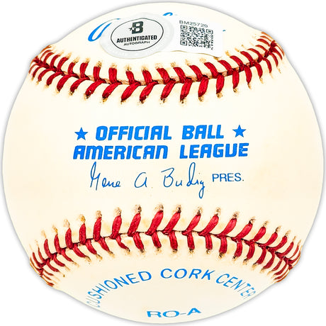 Fred Marsh Autographed Official AL Baseball Chicago White Sox, Baltimore Orioles Beckett BAS QR #BM25729