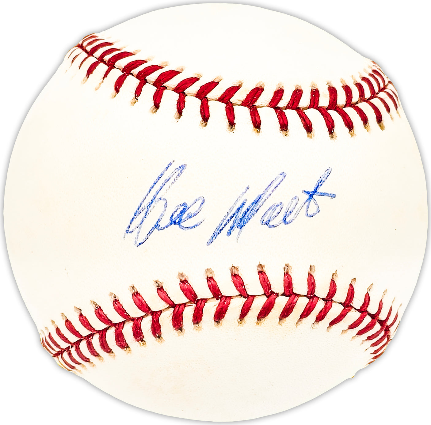 Hector Maestri Autographed Official AL Baseball Washington Senators Beckett BAS QR #BM25830
