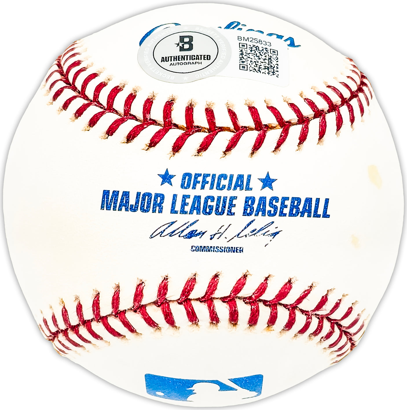 Harry MacPherson Autographed Official MLB Baseball Boston Braves Beckett BAS QR #BM25833