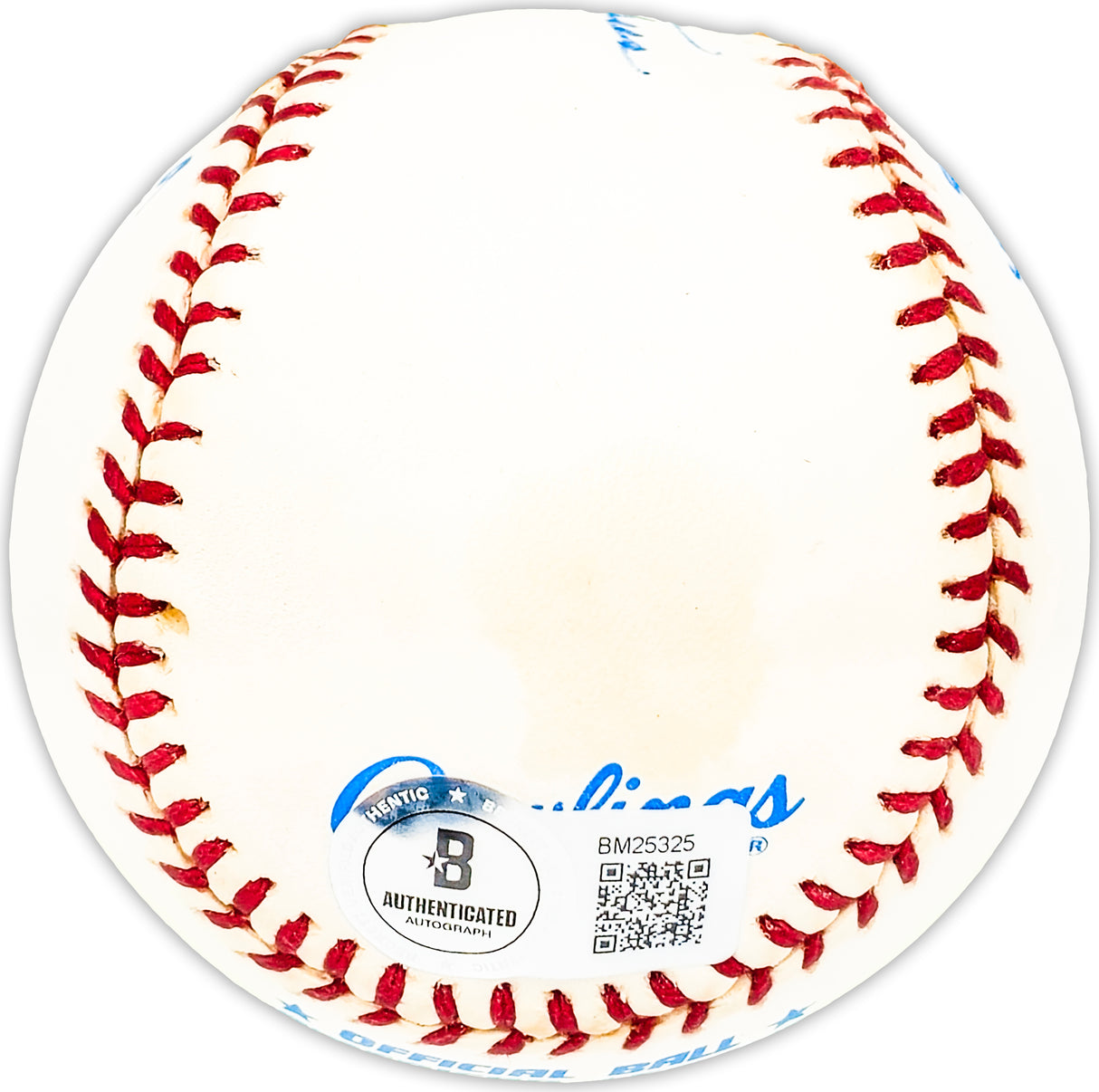 Bill Johnson Autographed Official AL Baseball New York Yankees "Stat Ball" Beckett BAS QR #BM25325