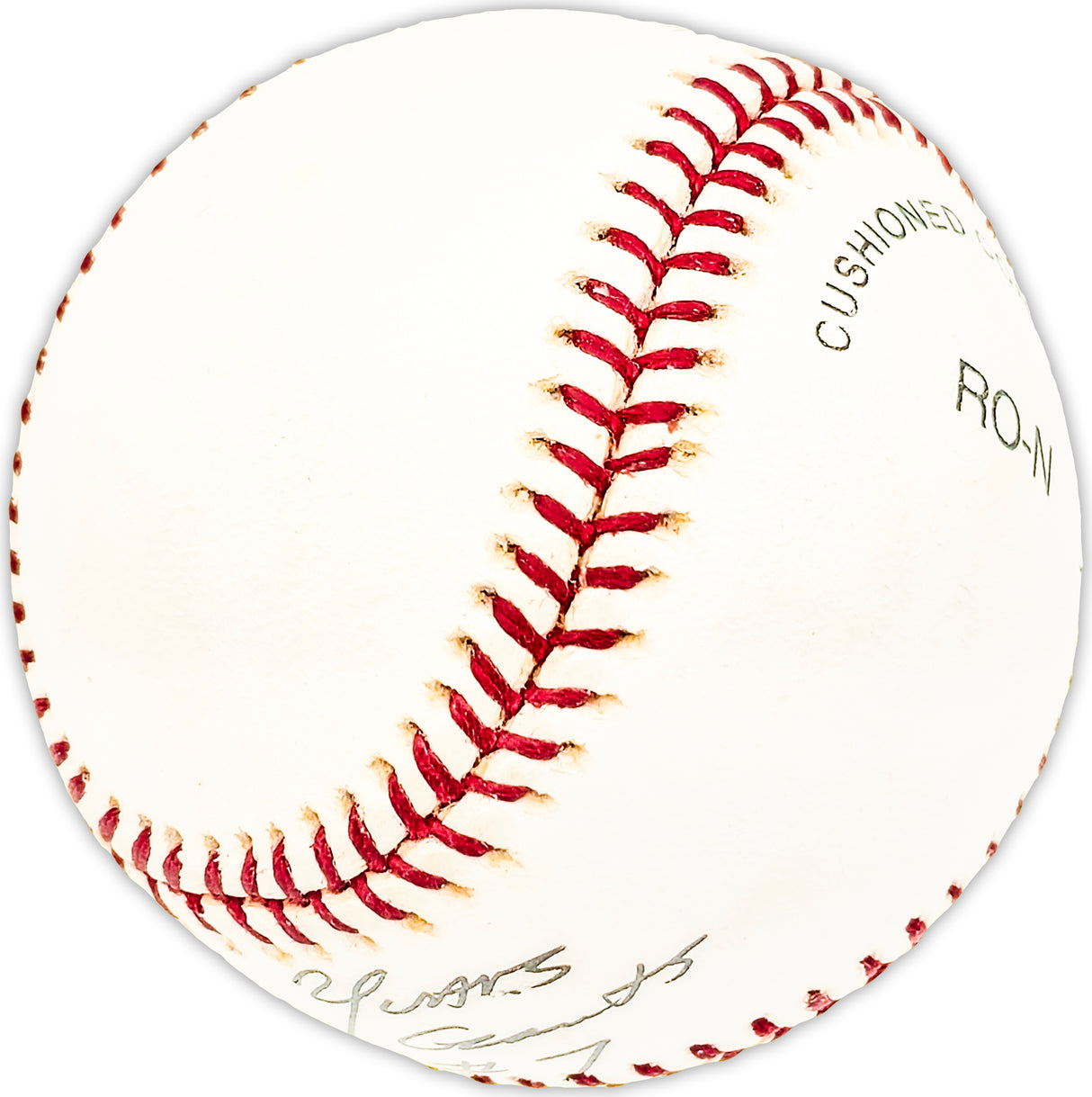 Sal Yvars Autographed Official NL Baseball New York Giants "51 Giants #7" Beckett BAS QR #BM25338