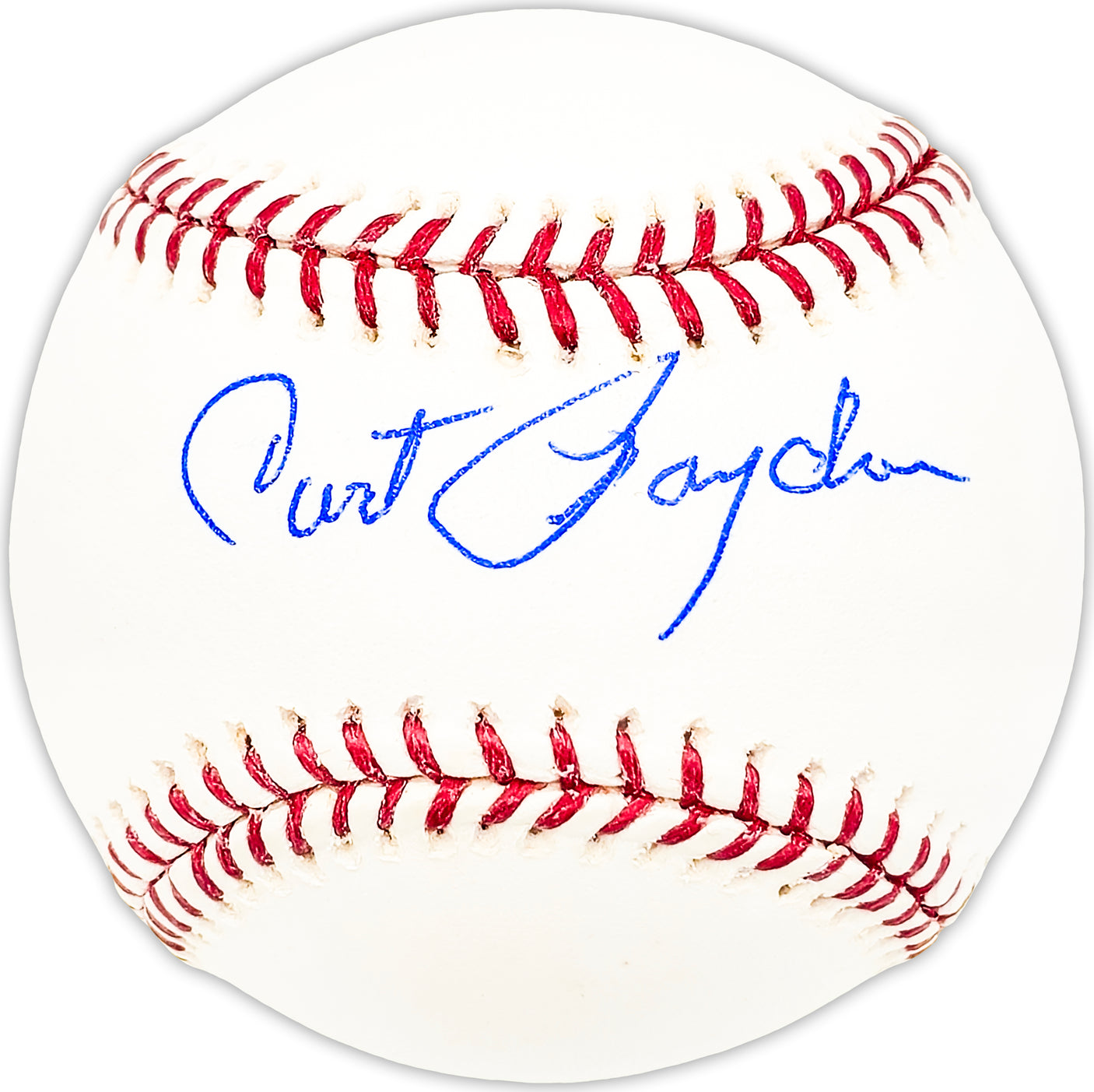 Curt Raydon Autographed Official MLB Baseball Pittsburgh Pirates Beckett BAS QR #BM25417