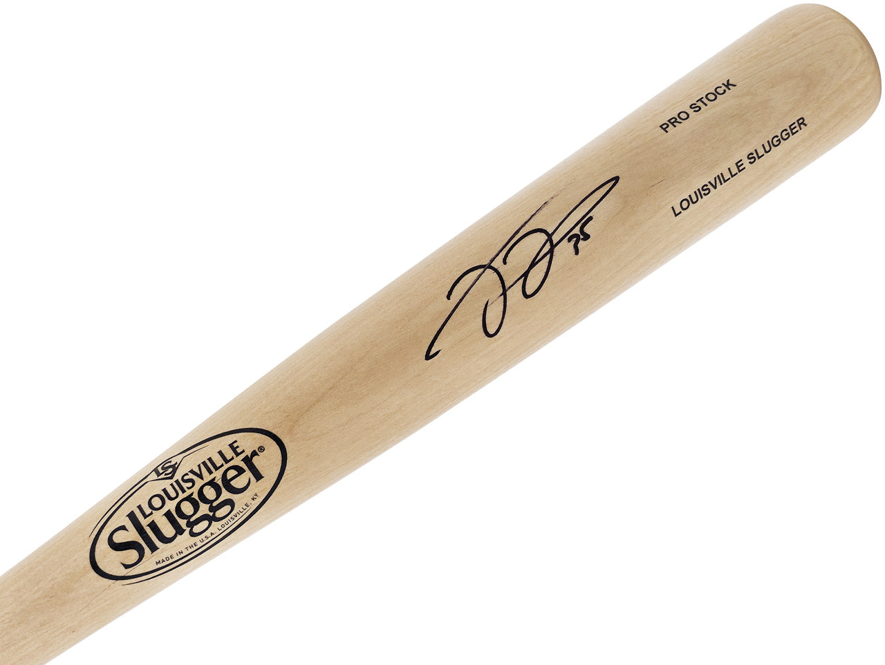 Frank Thomas Autographed Blonde Louisville Slugger Baseball Bat Chicago White Sox Beckett BAS Witness Stock #239729