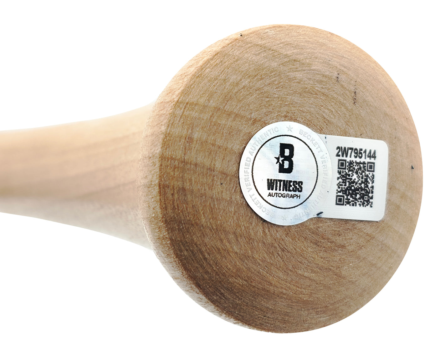 Frank Thomas Autographed Blonde Louisville Slugger Baseball Bat Chicago White Sox Beckett BAS Witness Stock #239729