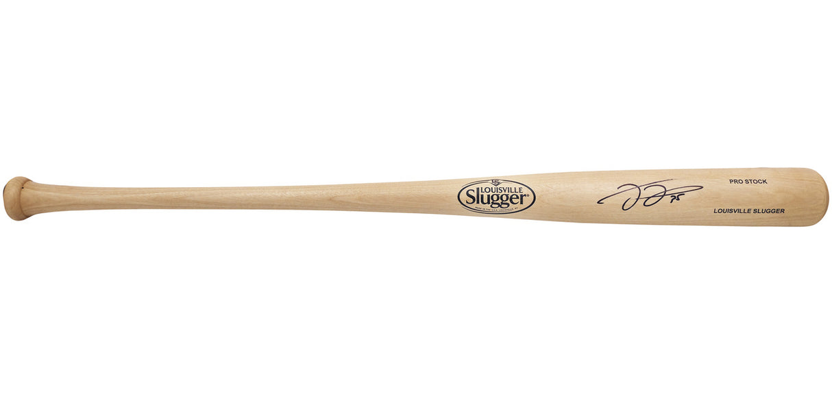 Frank Thomas Autographed Blonde Louisville Slugger Baseball Bat Chicago White Sox Beckett BAS Witness Stock #239729