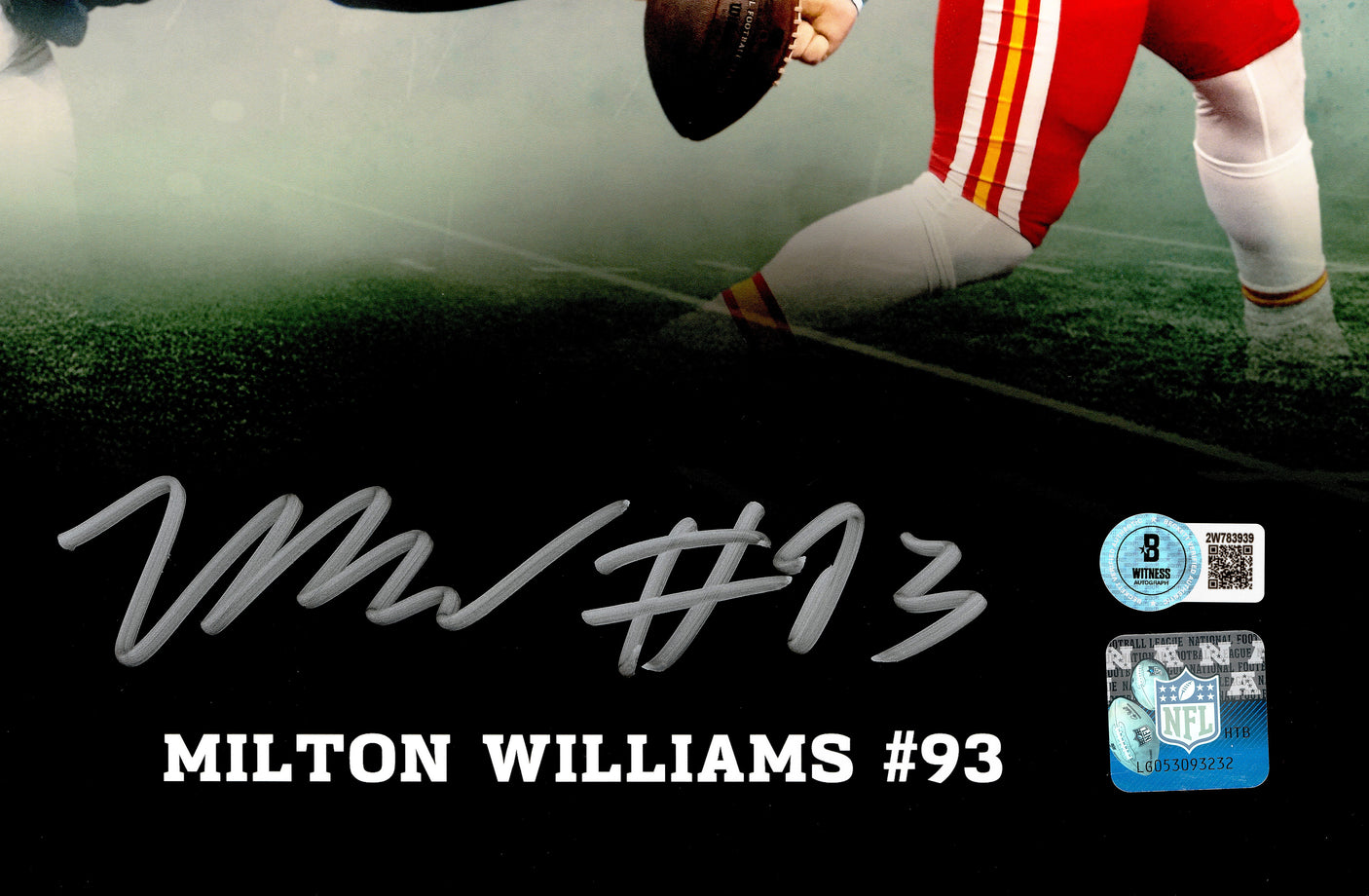 Brandon Graham & Milton Williams Autographed 16x20 Photo Philadelphia Eagles Beckett BAS Witness Stock #239727