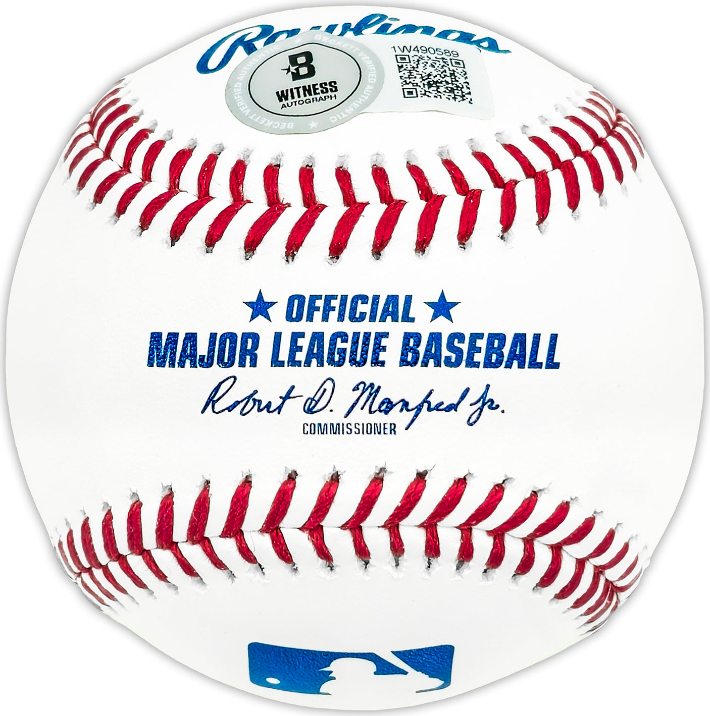 Sebastian Walcott Autographed Official MLB Baseball Texas Rangers Beckett BAS Witness Stock #227315