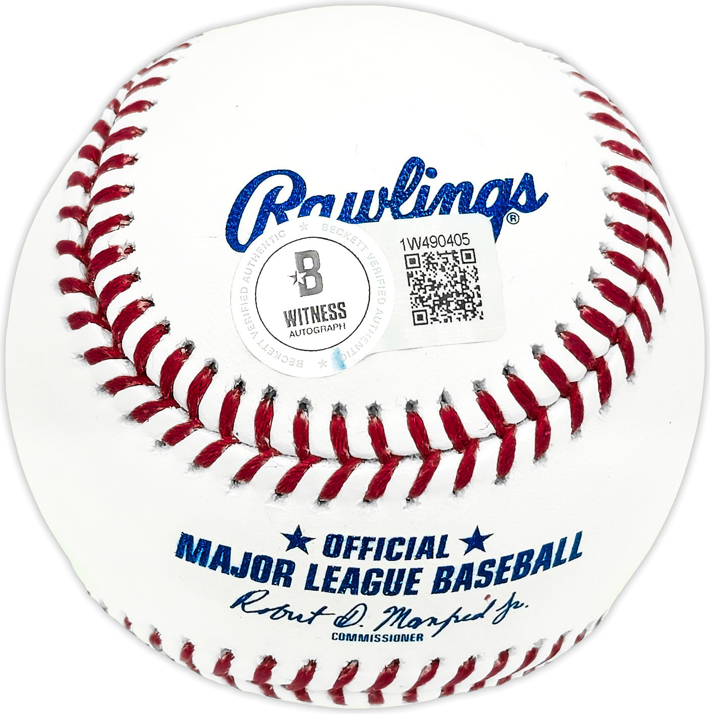 Luis Robert Jr. Autographed Official MLB Baseball Chicago White Sox Beckett BAS Witness Stock #227328