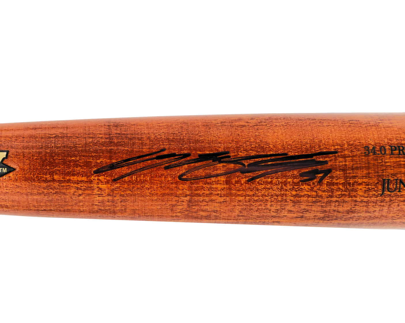 Jung Hoo Lee Autographed Orange & Black Old Hickory Player Model Baseball Bat San Francisco Giants Beckett BAS Witness Stock #227302