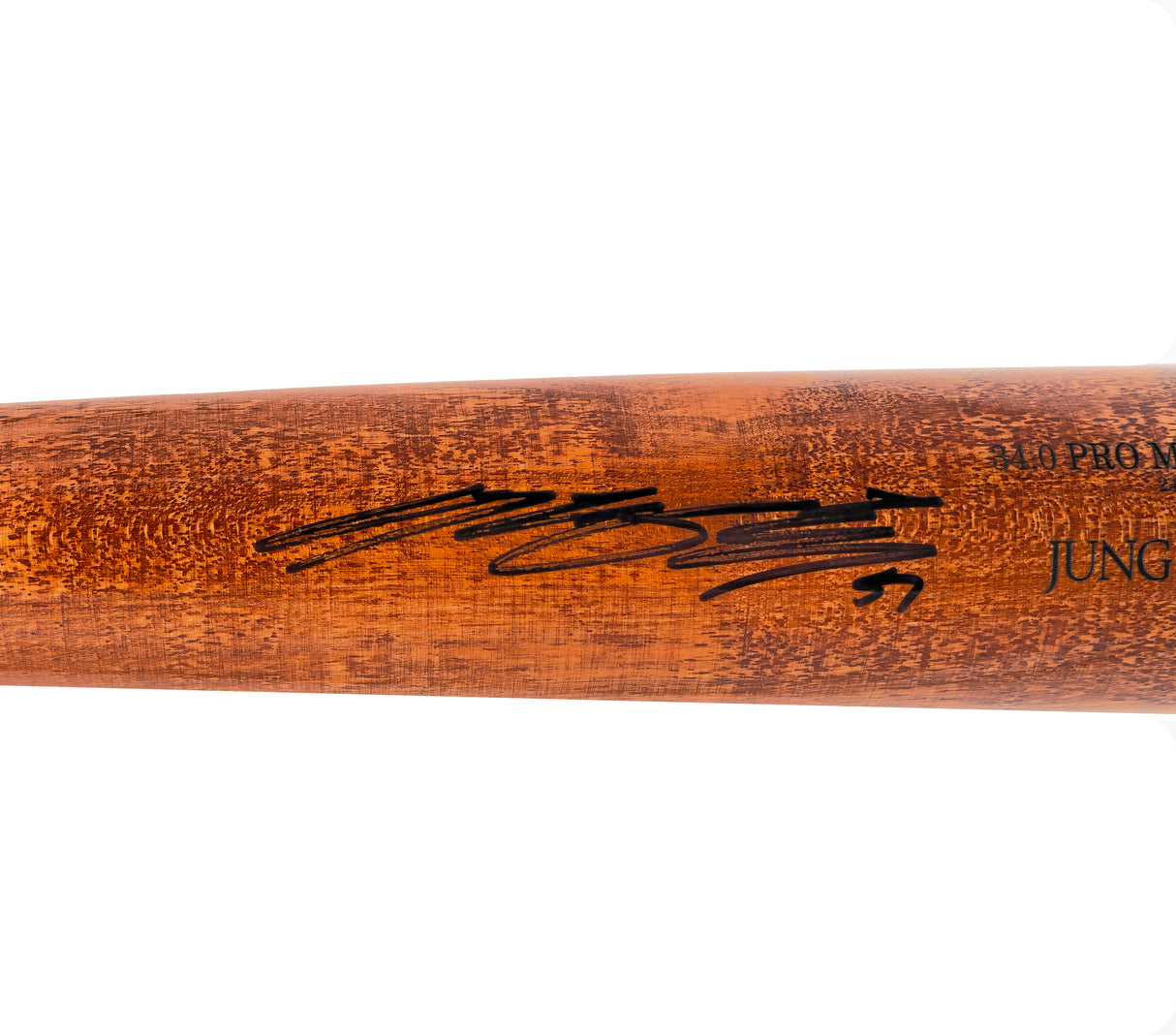 Jung Hoo Lee Autographed Orange & Gray Old Hickory Player Model Baseball Bat San Francisco Giants Beckett BAS Witness Stock #227303