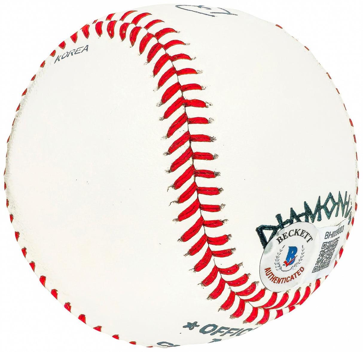 Buddy Hunter Autographed Official NCAA Baseball Boston Red Sox Beckett BAS QR #BH039003