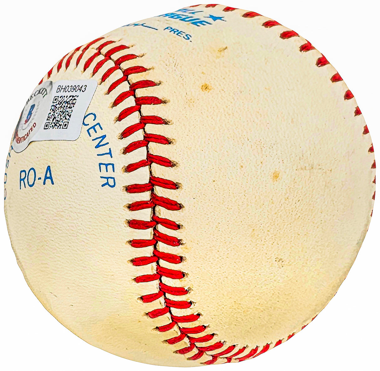 Bob Bailey Autographed Official AL Baseball Boston Red Sox "Best Wishes" Beckett BAS QR #BH039043