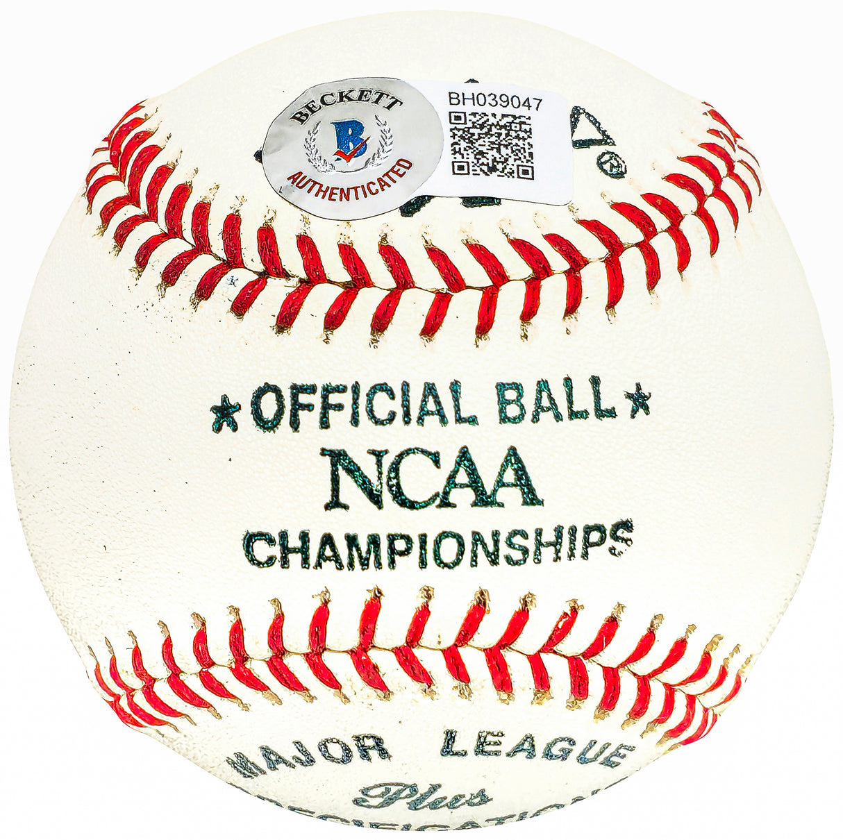 Neill Sheridan Autographed Official NCAA Baseball Boston Red Sox Beckett BAS QR #BH039047