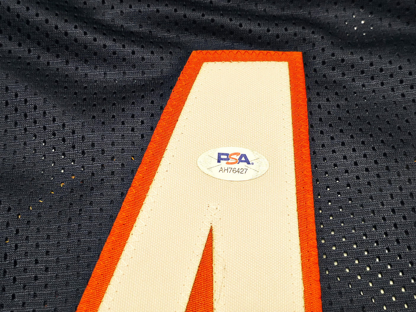 Chicago Bears Gale Sayers Autographed Blue Jersey PSA/DNA Stock #239037