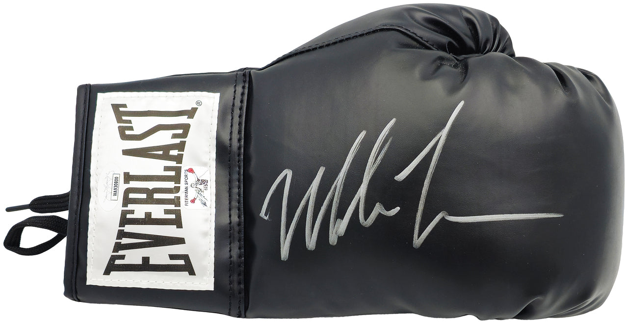 Mike Tyson Autographed Black Everlast Boxing Glove Right Handed RH JSA Stock #228079