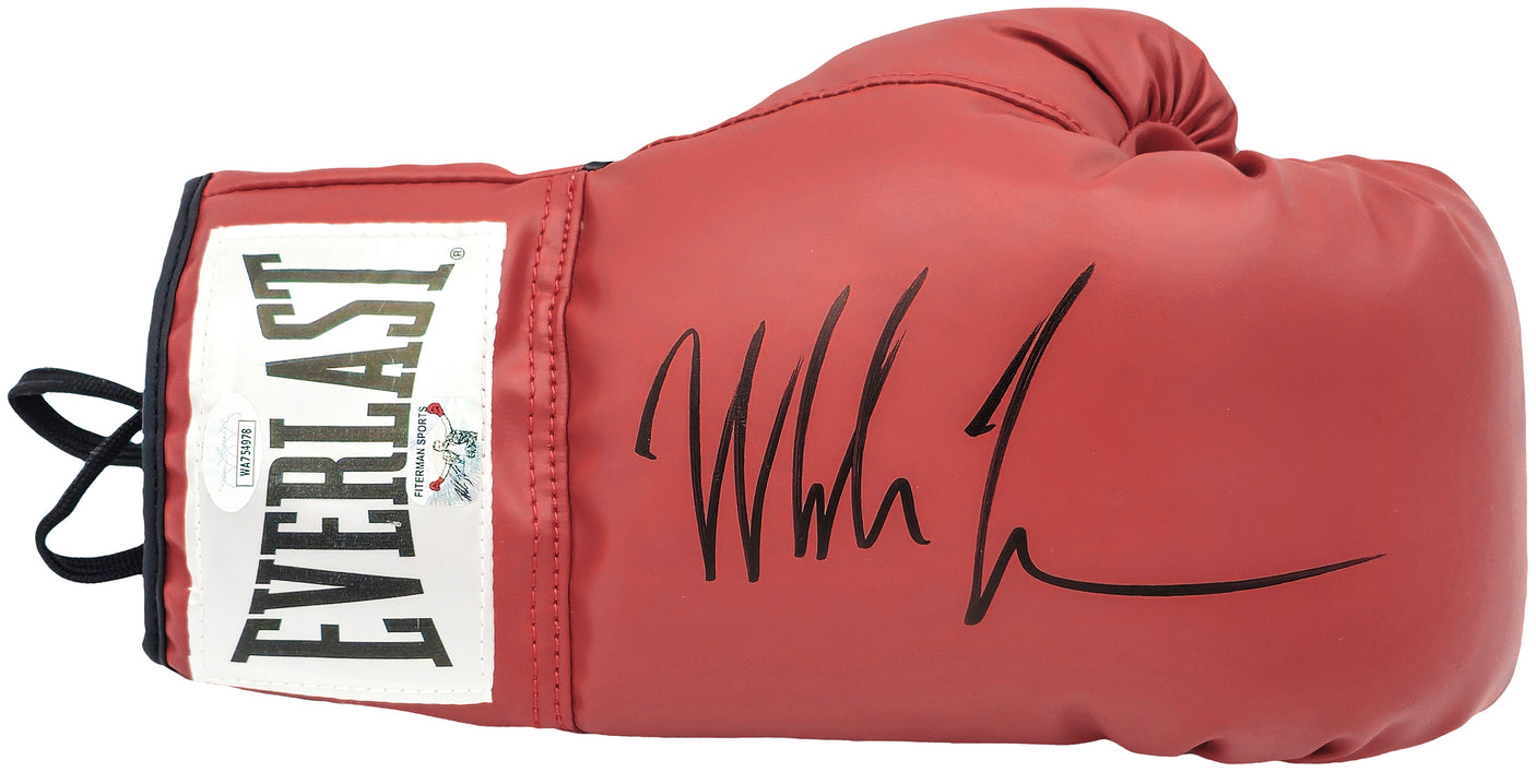 Mike Tyson Autographed Red Everlast Boxing Glove Right Handed RH JSA Stock #228073