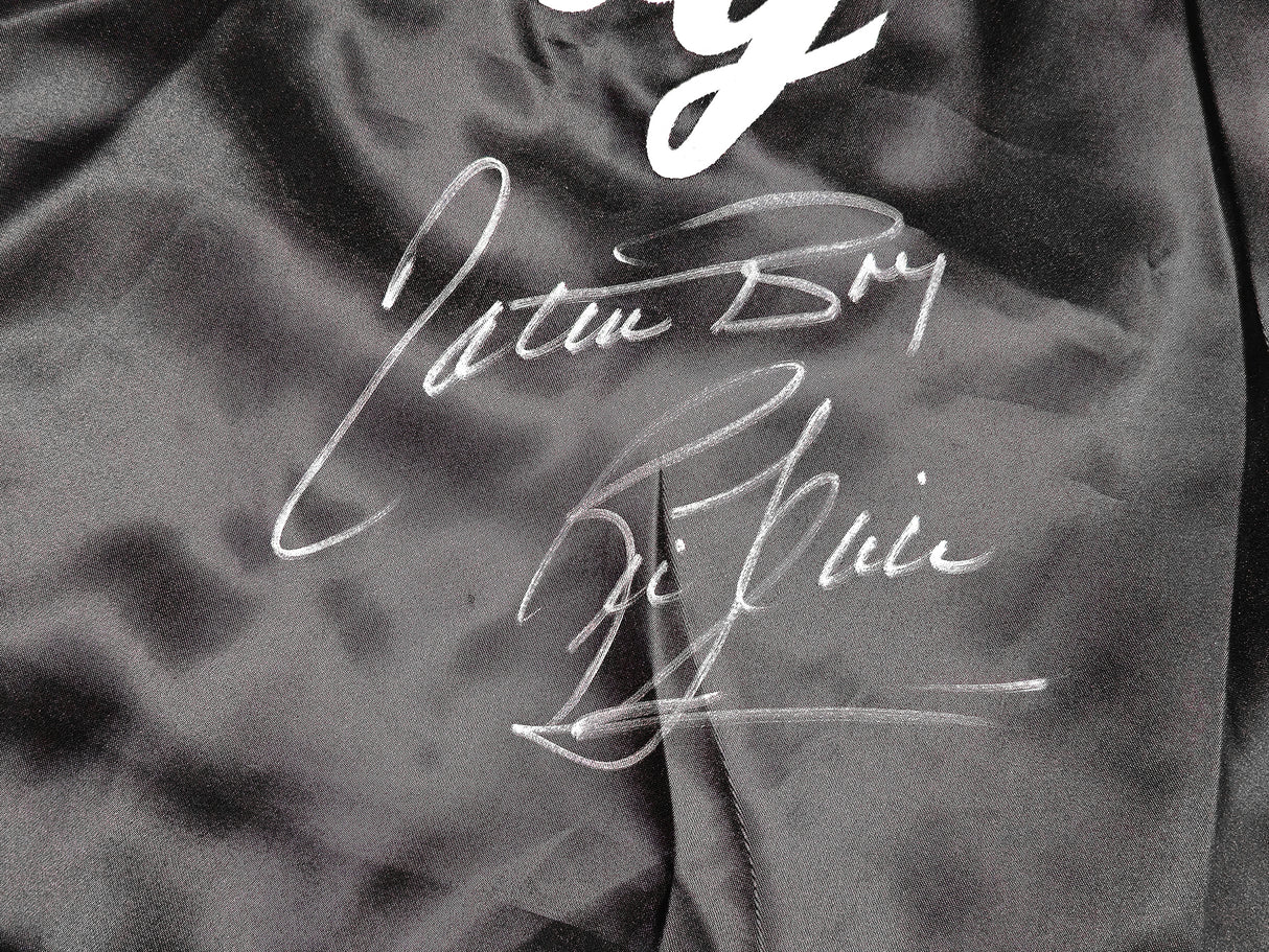 Ric Flair Autographed Black Wrestling Robe "Nature Boy" PSA/DNA Stock #227976