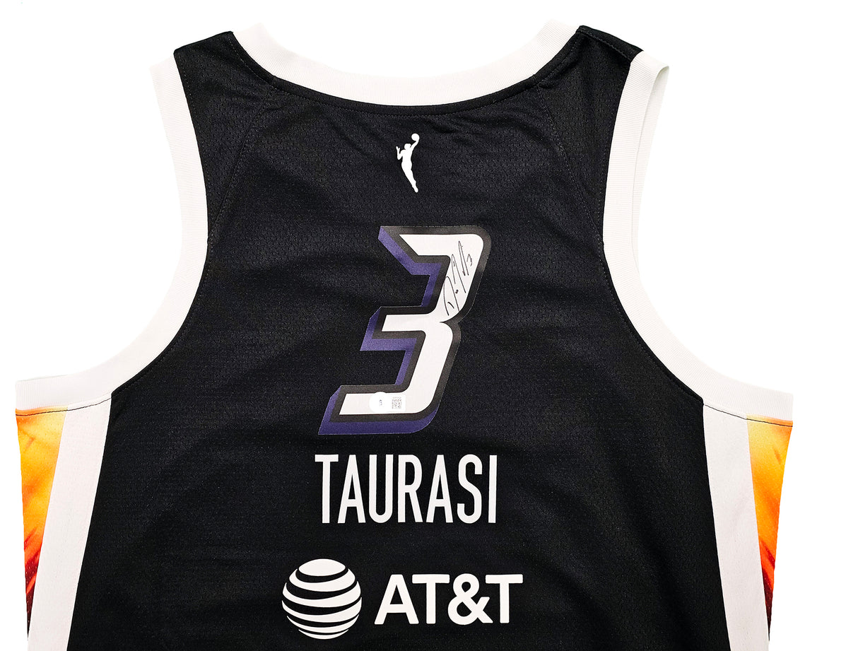 Phoenix Mercury Diana Taurasi Autographed Black Nike Rebel Edition Jersey Size L Beckett BAS QR Stock #214837
