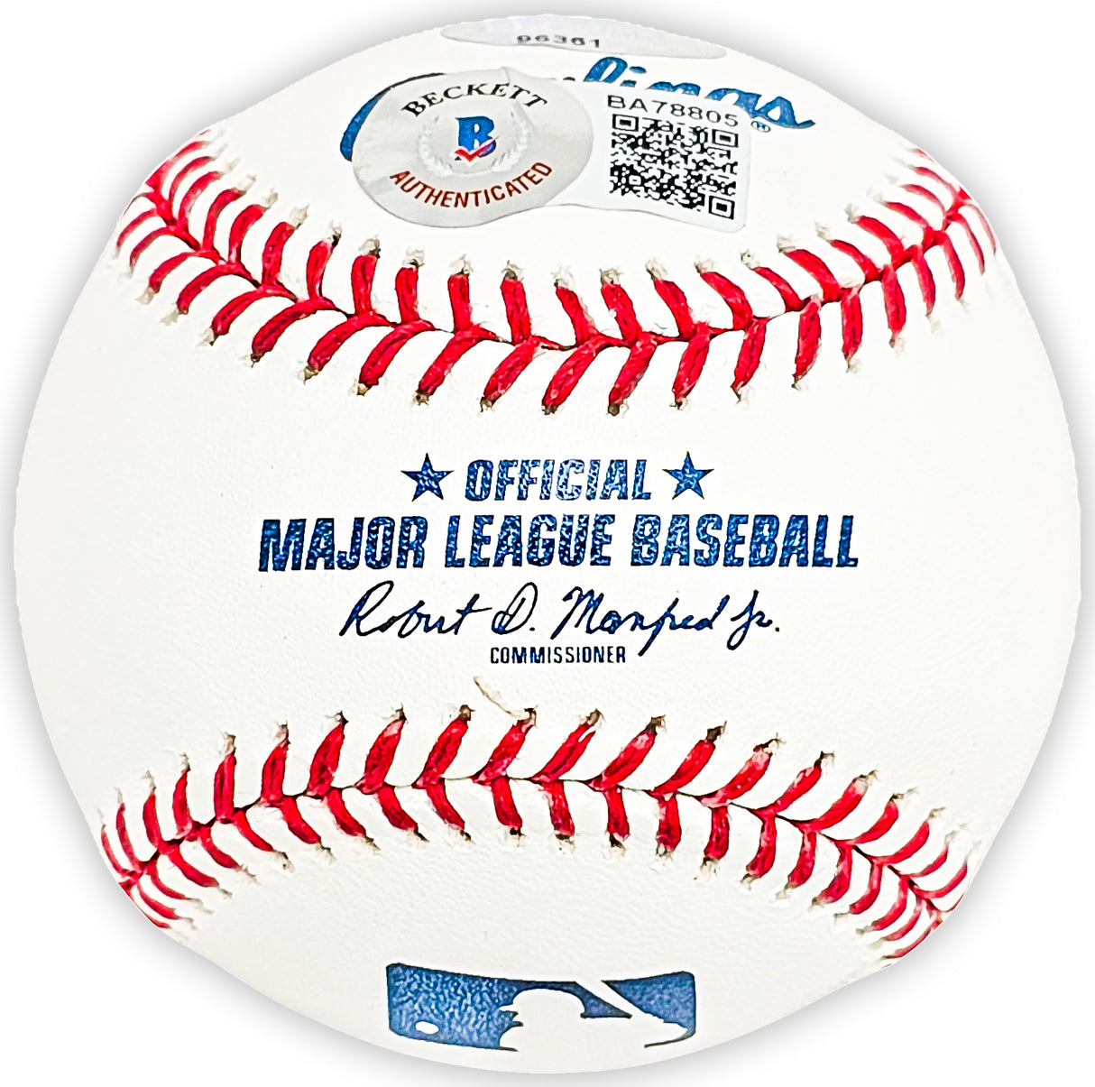 Ken Griffey Jr. Autographed Official MLB Baseball Seattle Mariners Career Uniform Numbers Beckett BAS & MCS Holo Stock #196994