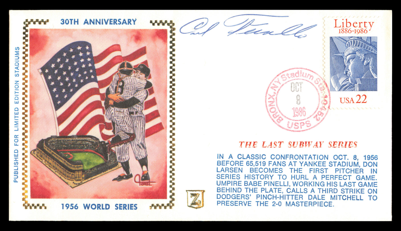 Carl Furillo Autographed First Day Cover Brooklyn Dodgers SKU #240733