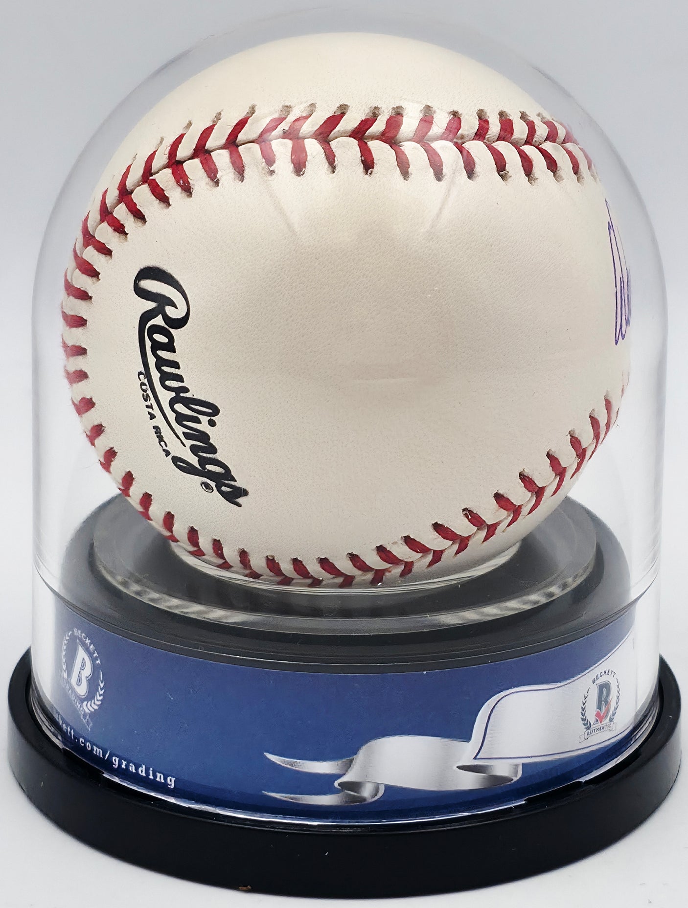 Don Drysdale Autographed Official NL Baseball Los Angeles Dodgers Auto Grade Mint 9 Beckett BAS #17857617