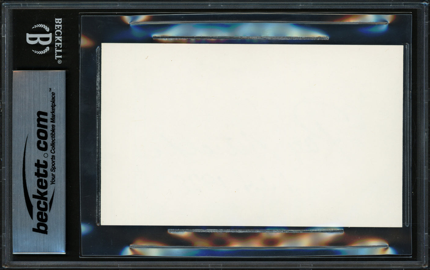 Ray Nitschke Autographed 3x5 Index Card Green Bay Packers "HOF 1978" Beckett BAS #17402442