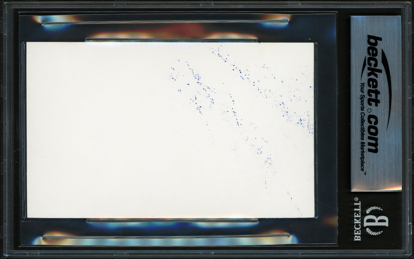 Jaime Jarrin Autographed 3x5 Index Card Los Angeles Dodgers "HOF 98" Beckett BAS #17856846