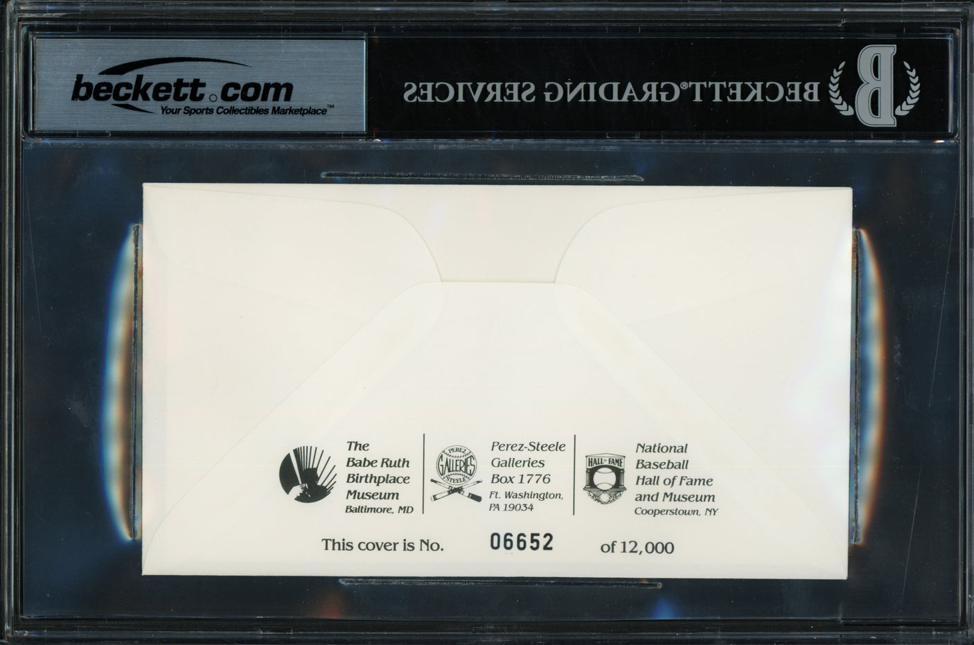 Ted Williams Autographed 1983 First Day Cover Boston Red Sox Beckett BAS #17402117