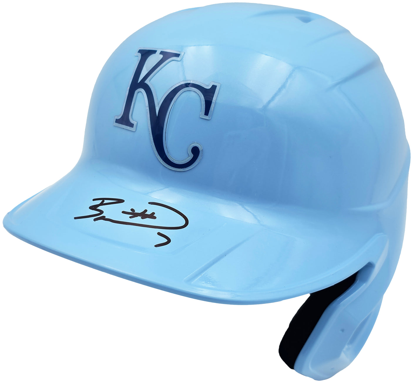 Bobby Witt Jr. Autographed Kansas City Royals Light Blue Batting Helmet Fanatics Holo Stock #239814
