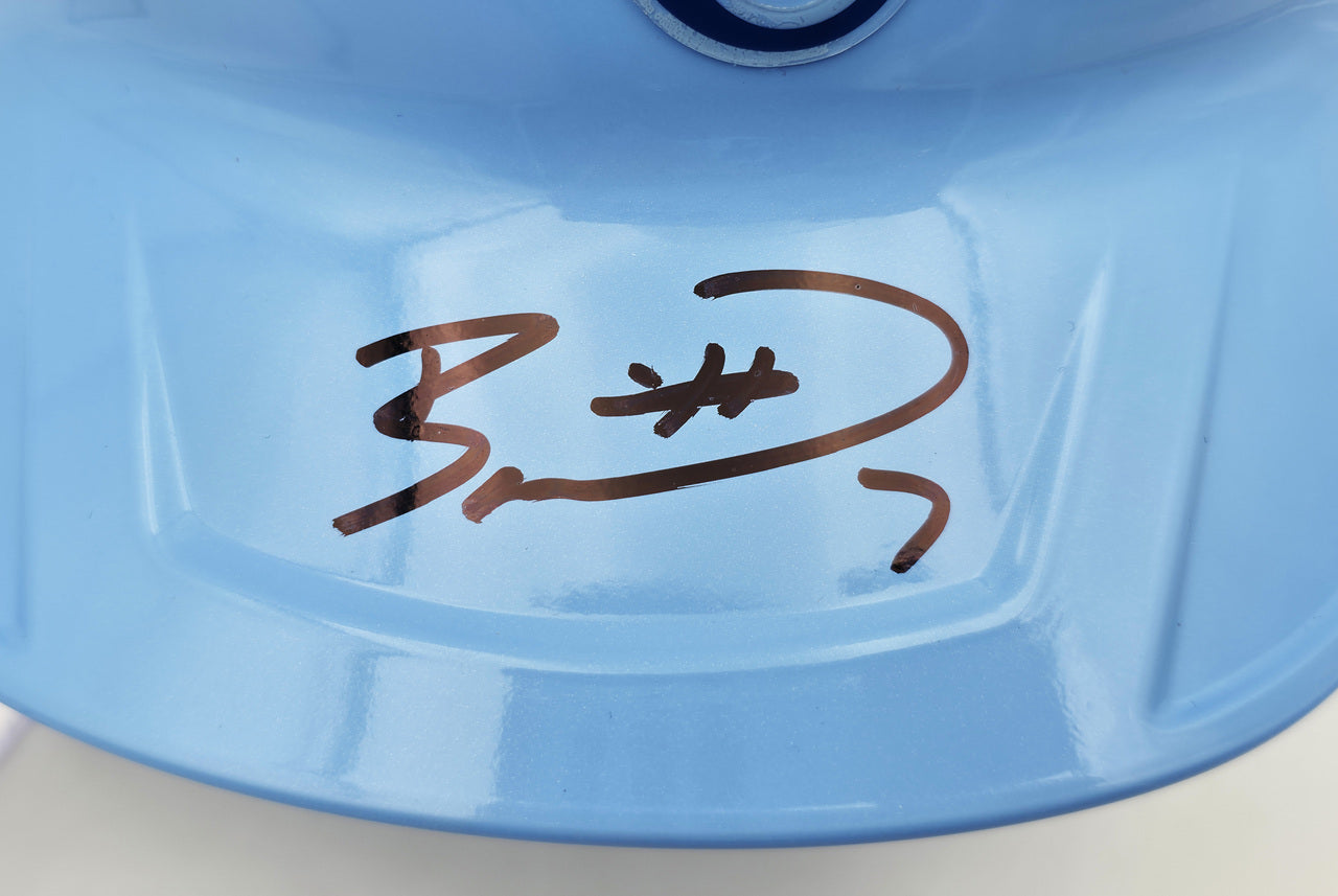 Bobby Witt Jr. Autographed Kansas City Royals Light Blue Batting Helmet Fanatics Holo Stock #239814